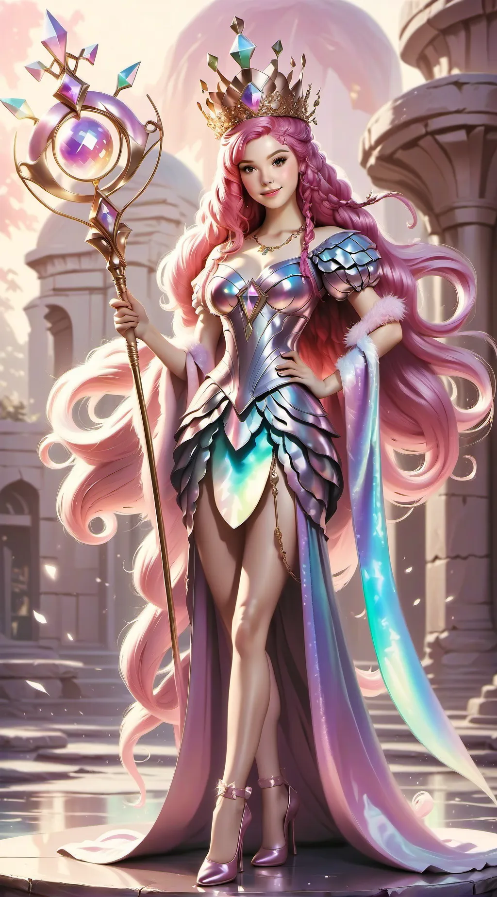 ai character: Audrey  background