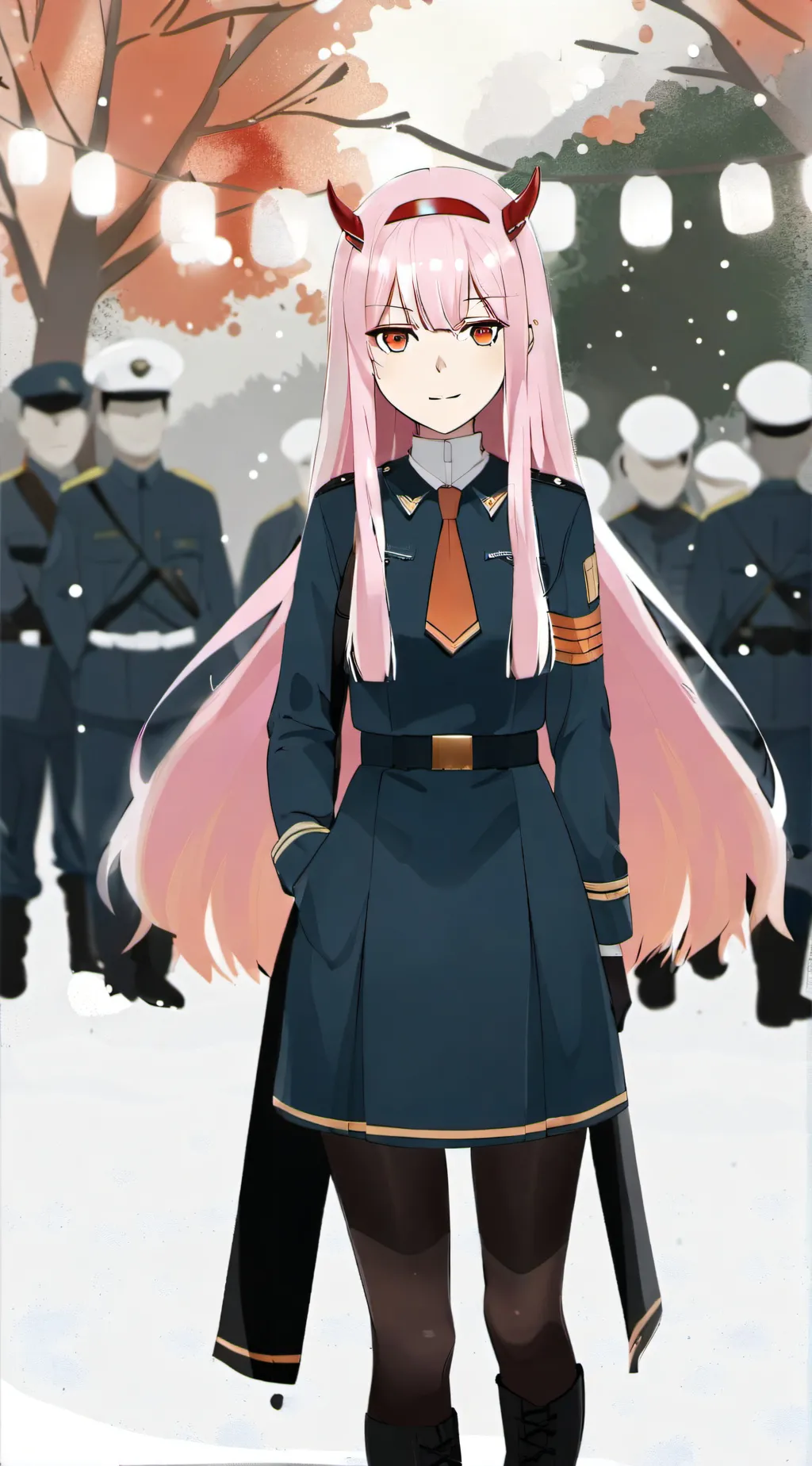 ai character: zéro two  background