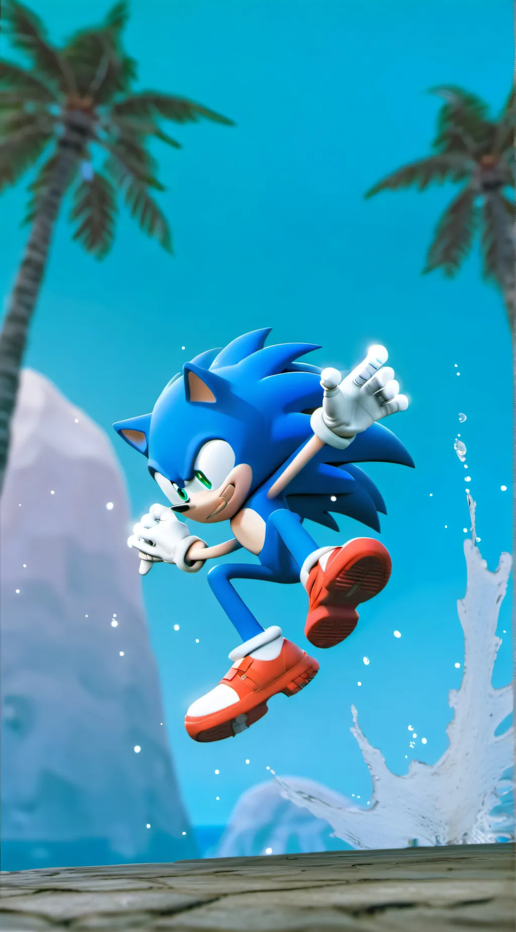 ai character: Sonic background