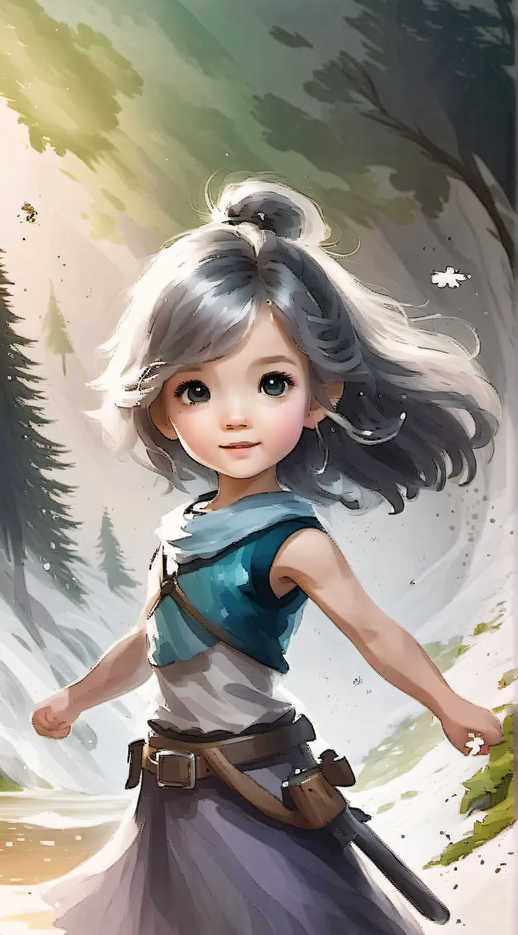 ai character: youtube kids  background