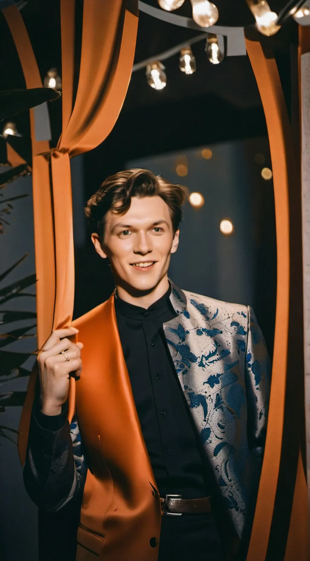 ai character: Tom Holland  background