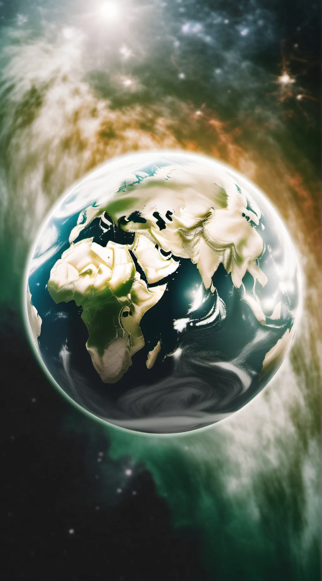 ai character: earth background