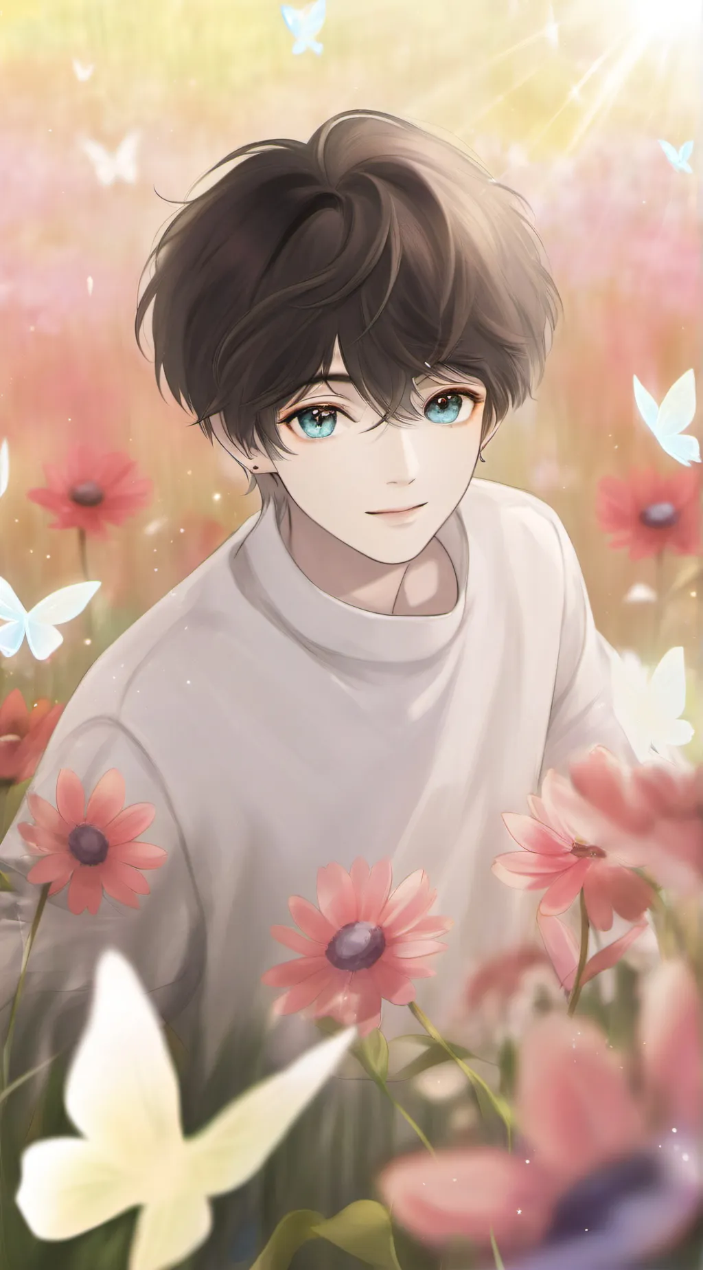 ai character: senpai background