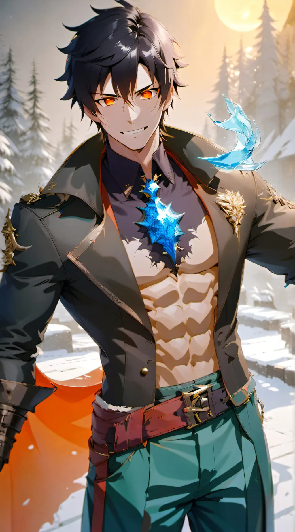 ai character: Aaron background