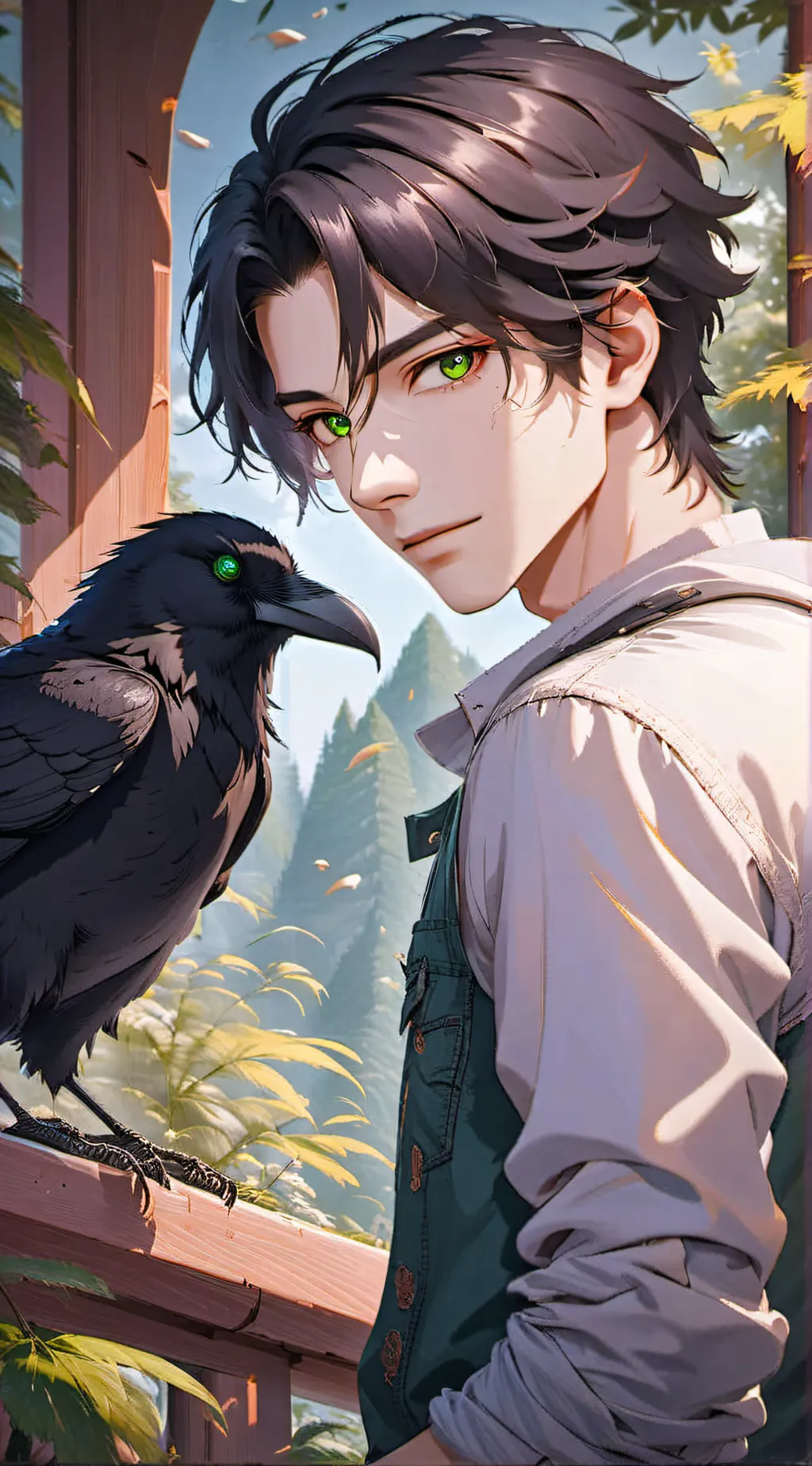ai character: Oliver background