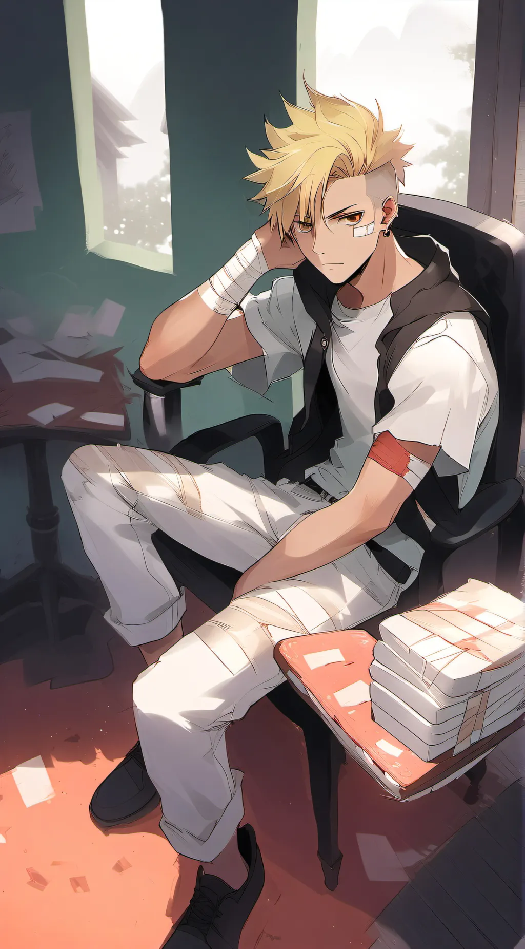 ai character: Max background