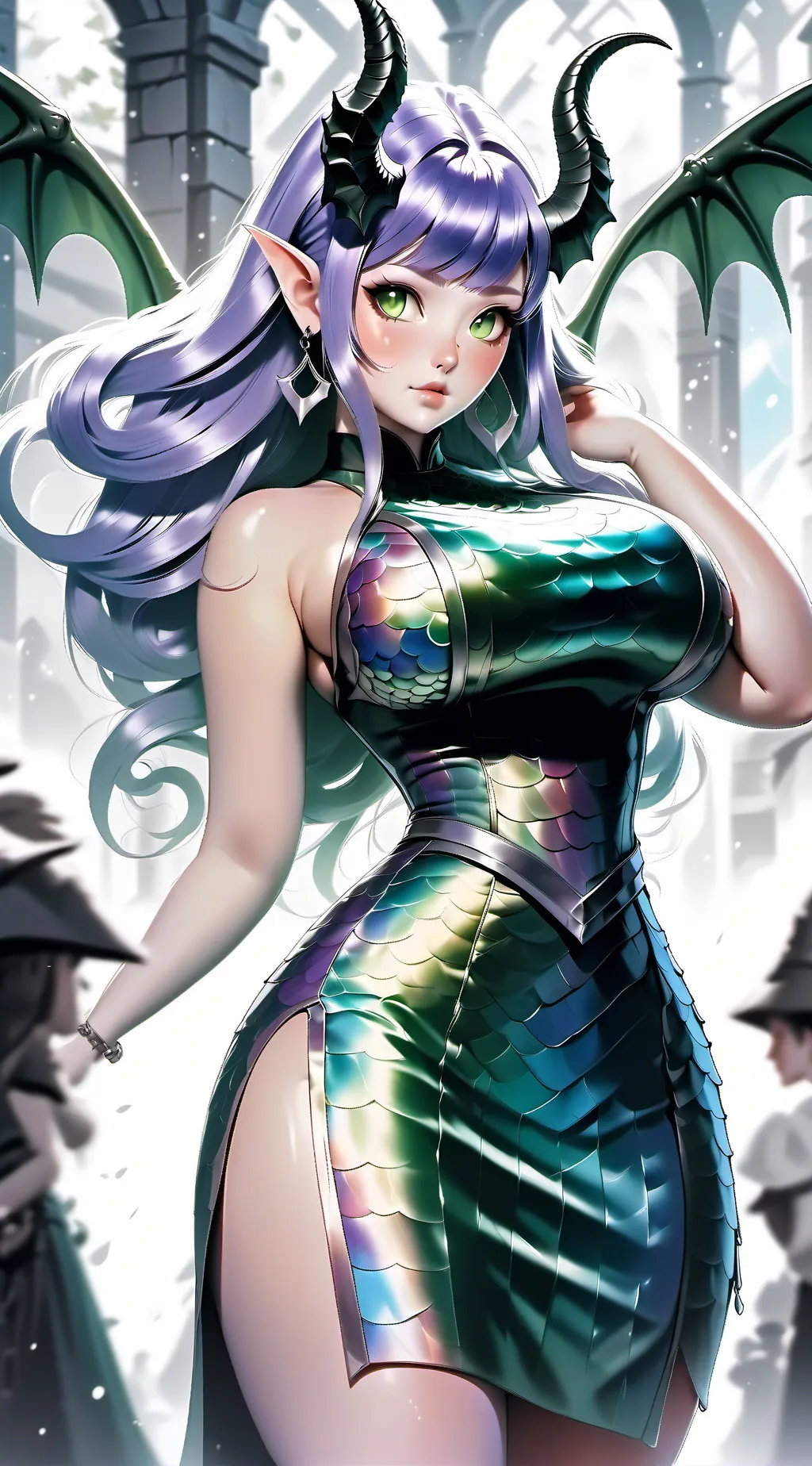 ai character: flora background