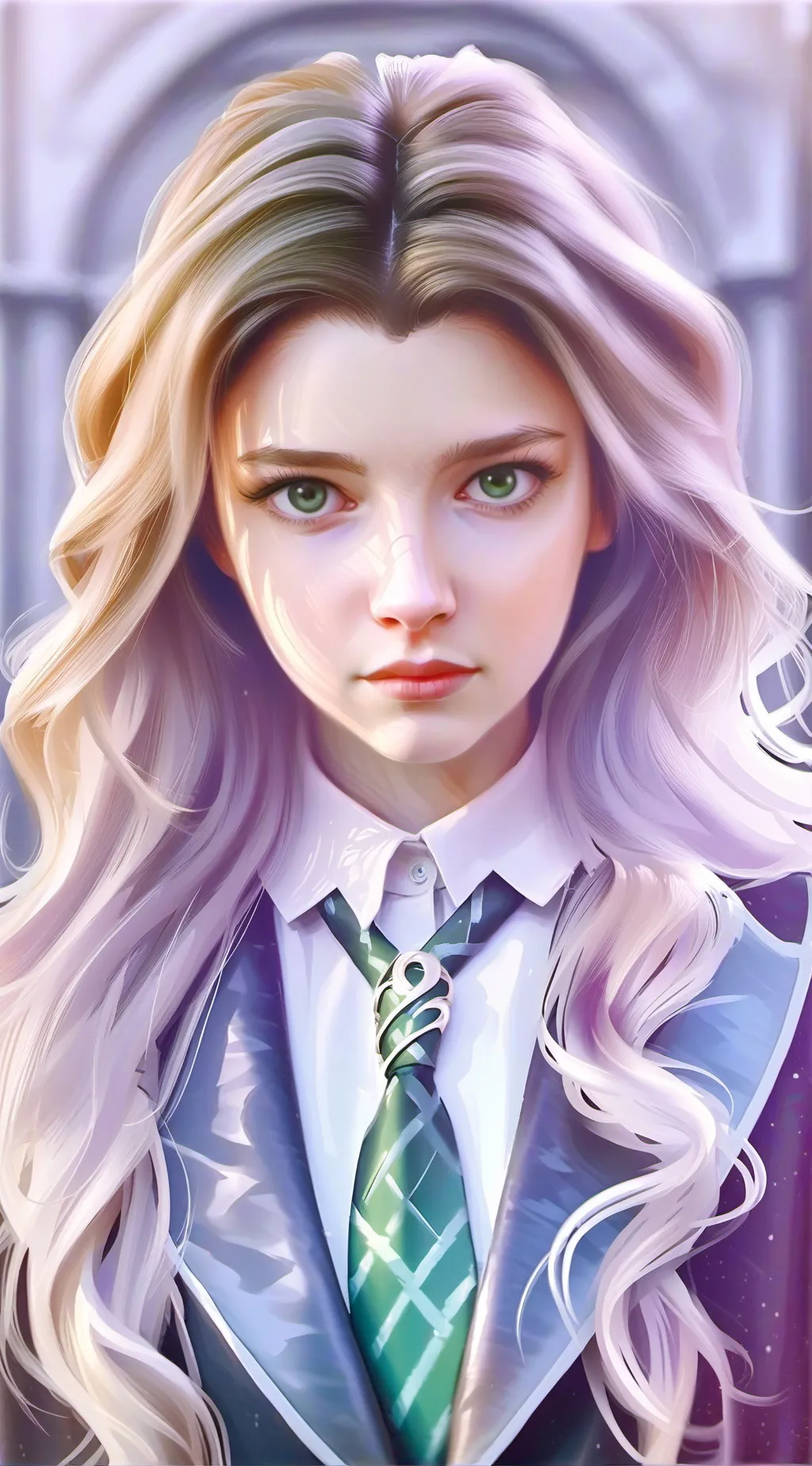 ai character: Y/N Malfoy 🐍💛 background