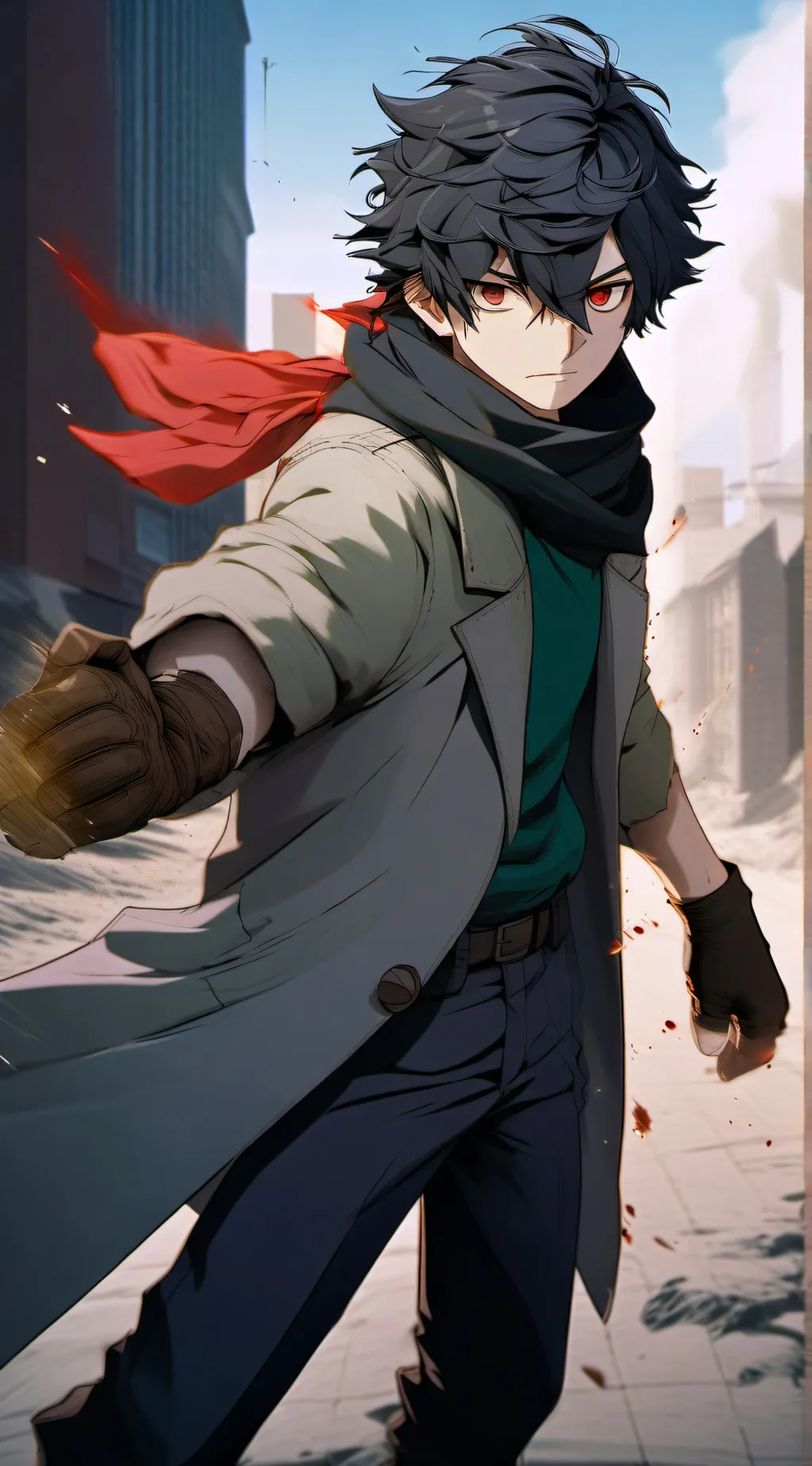 ai character: Vincent Agustust background