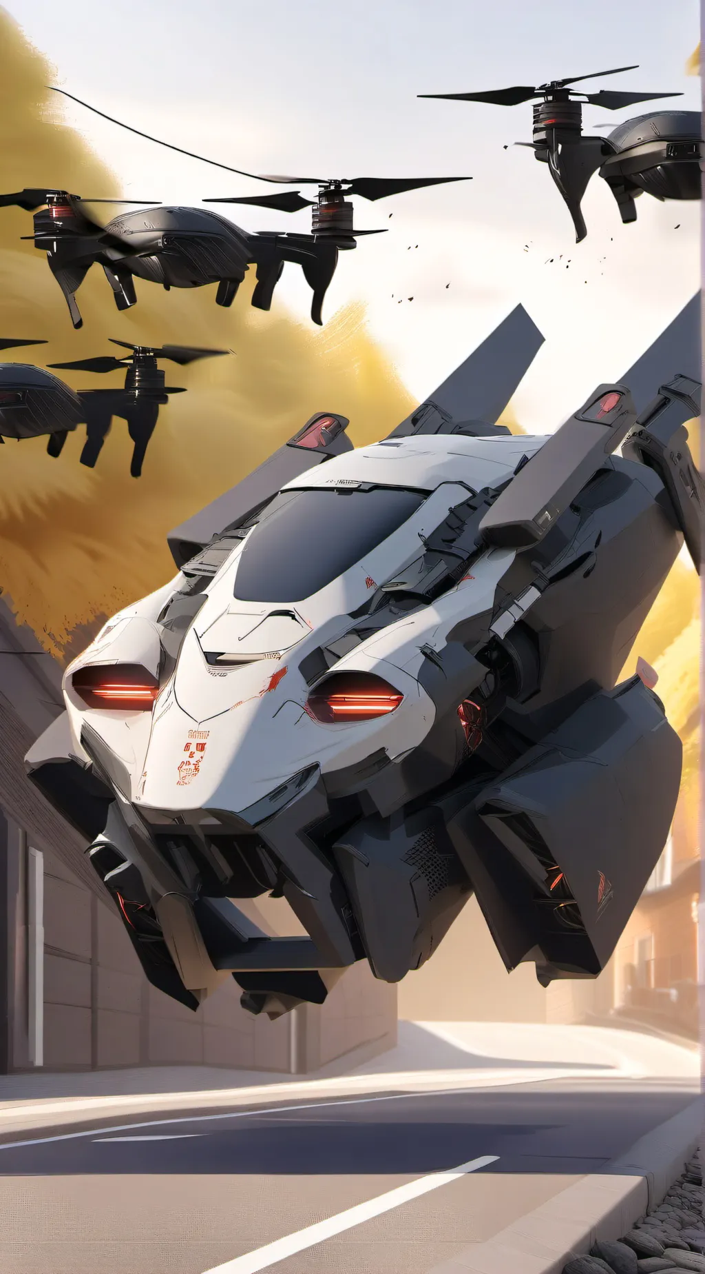 ai character: murder drones background