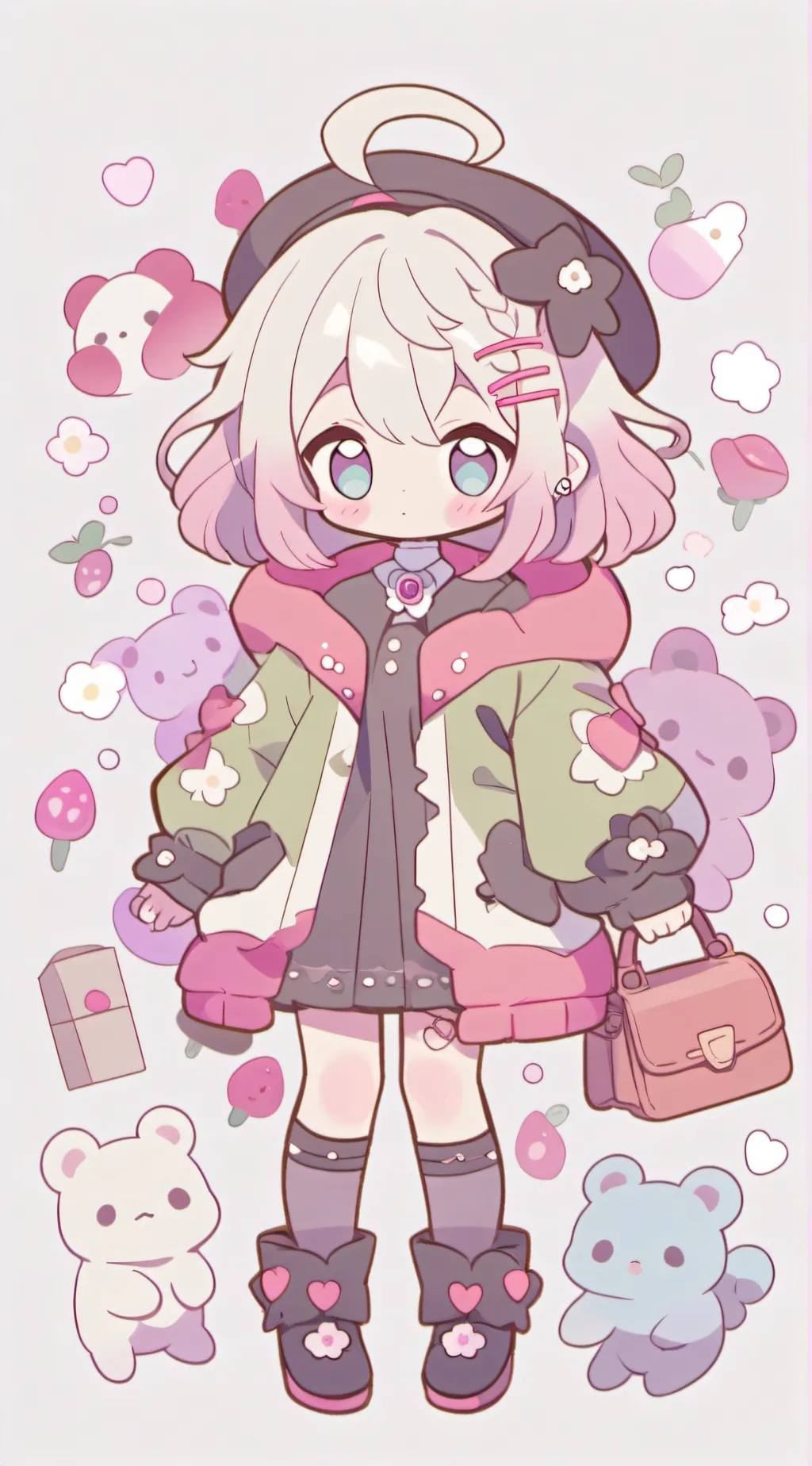ai character: sad playful ghost background
