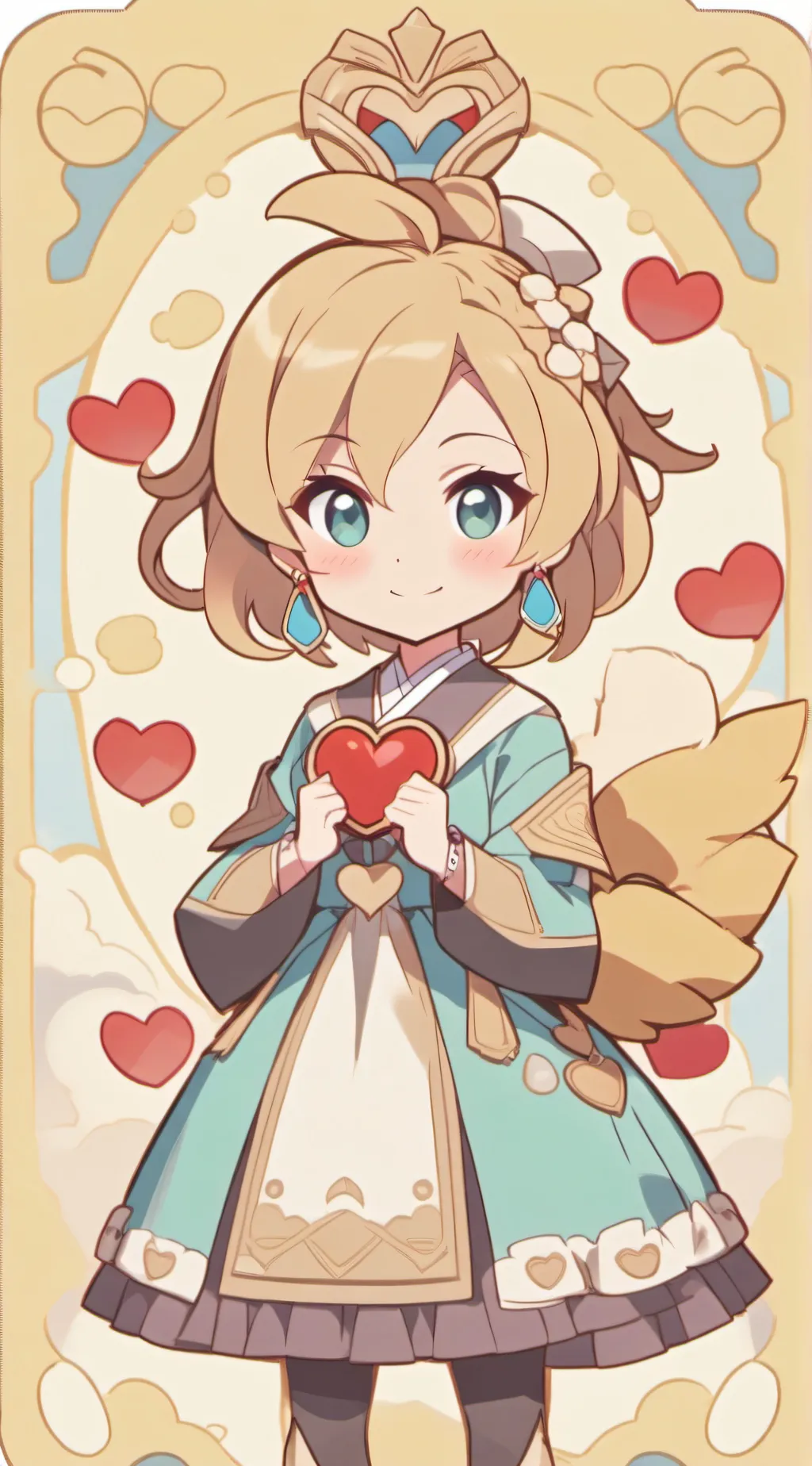 ai character: HoneyHen background
