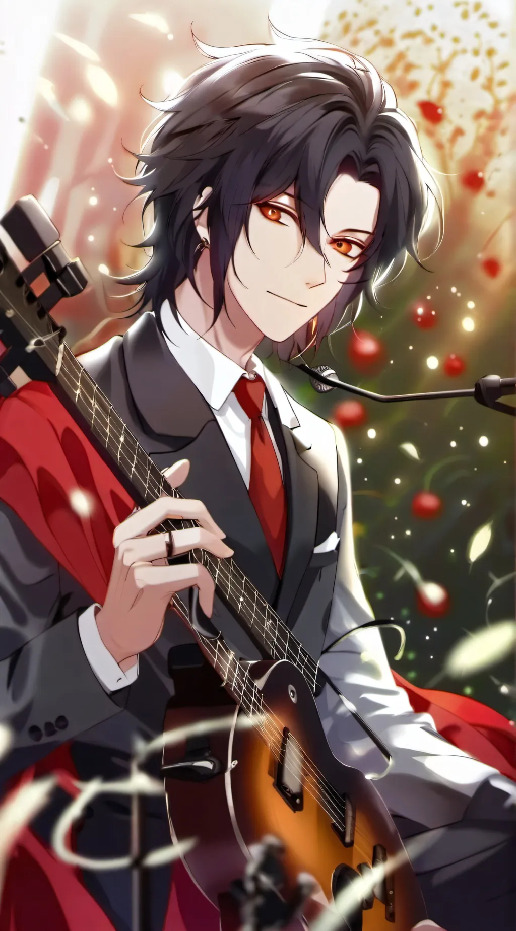 ai character: 💿Poet vs Singer💿 background