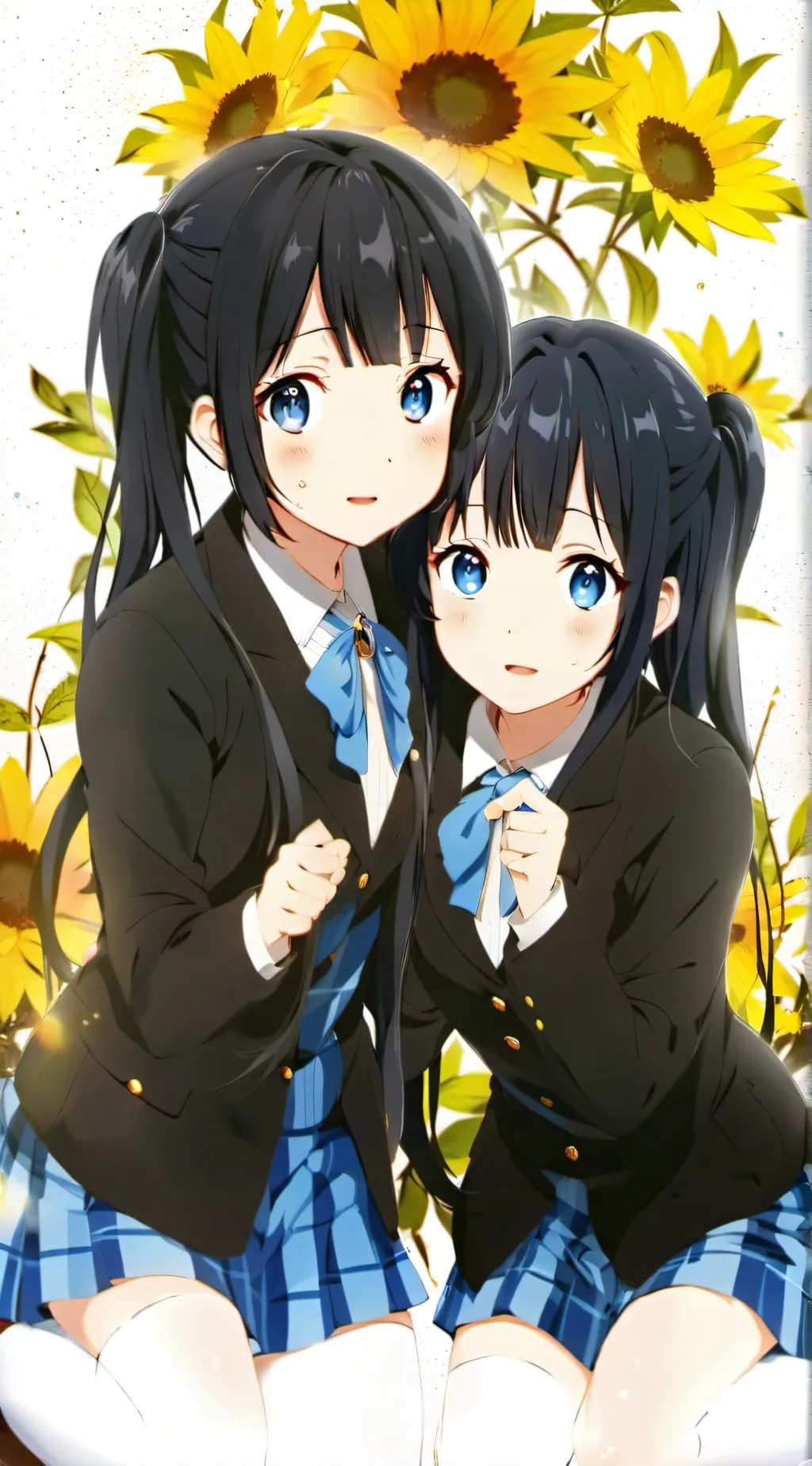 ai character: Nozomi and rei background