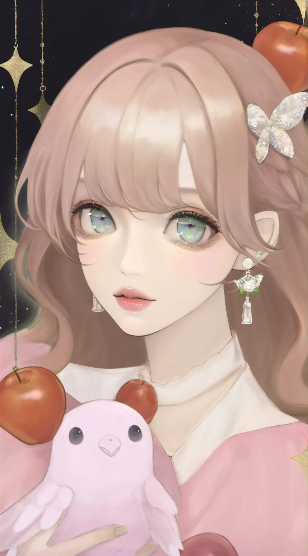 ai character: {Violet}​ background