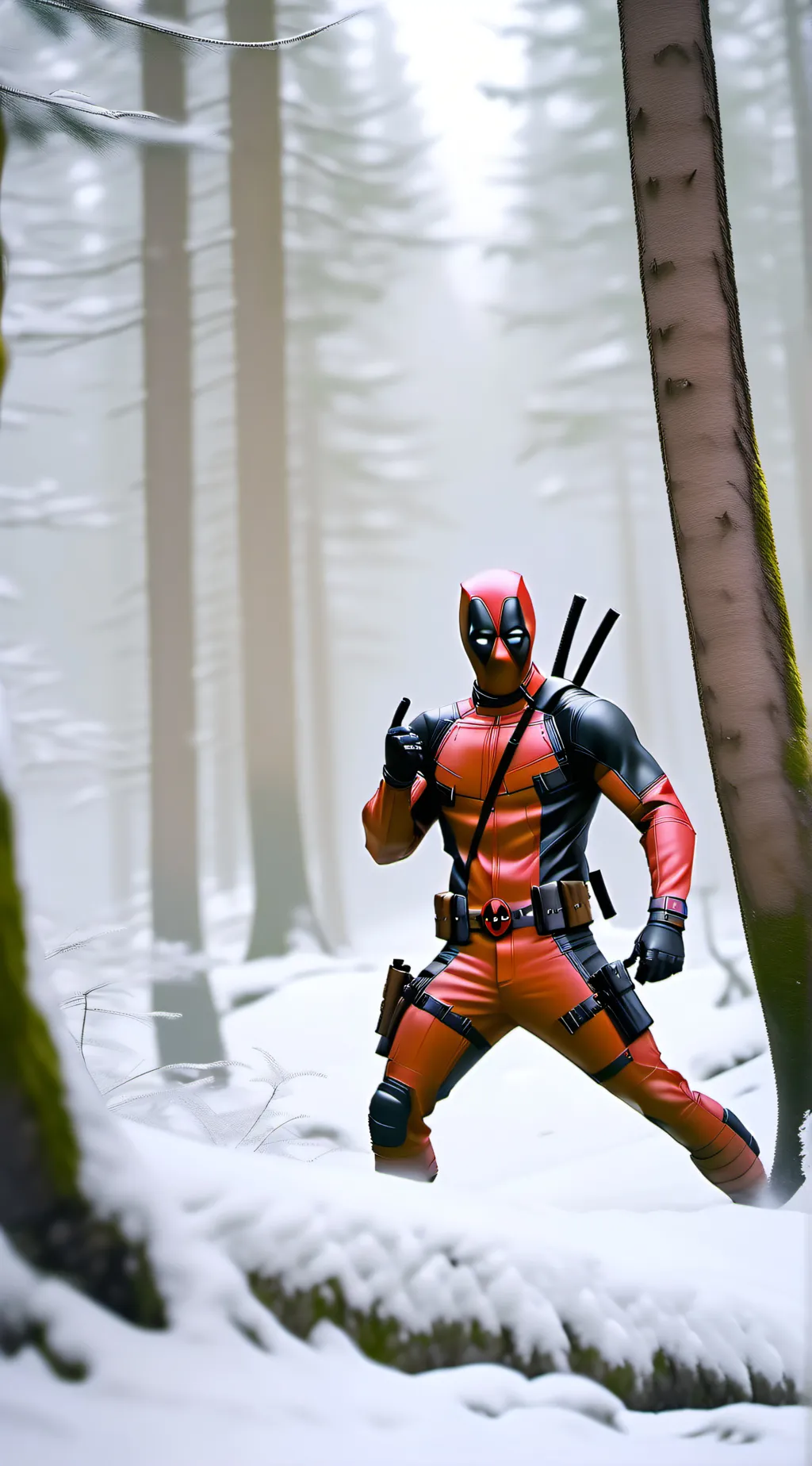 ai character: Deadpool background