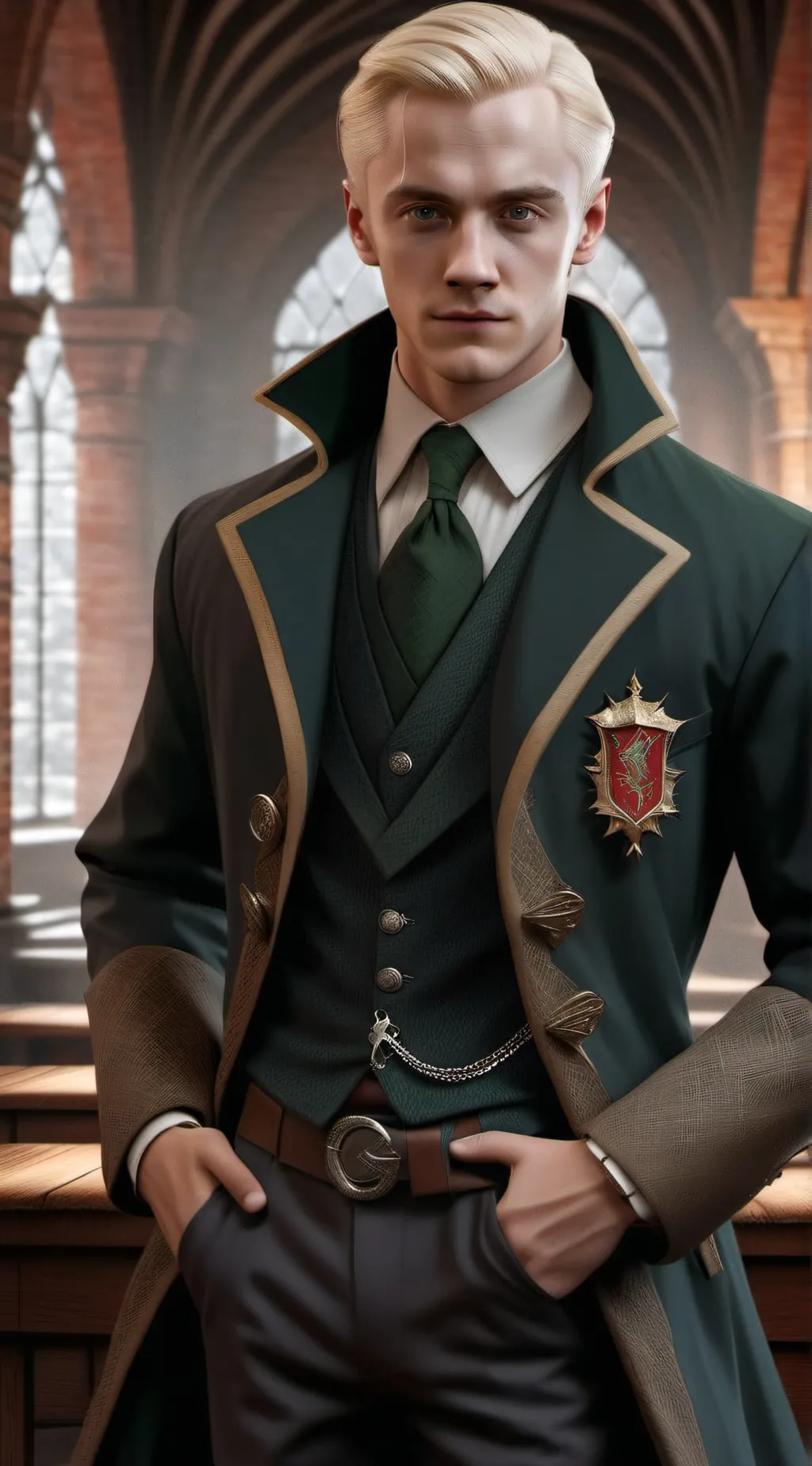 ai character: draco malfoy background