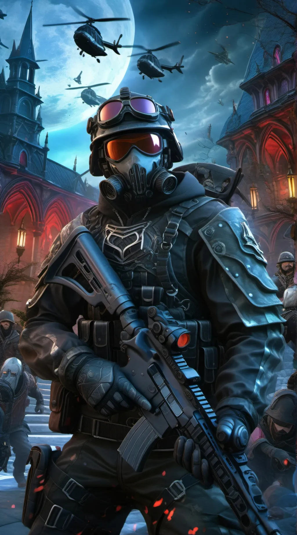 ai character: dragon slayer duty background