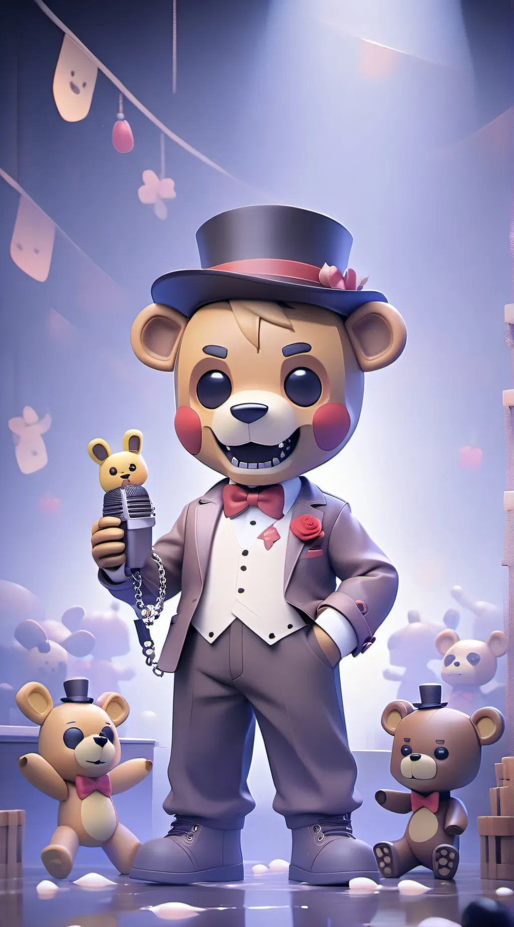 ai character: Fnaf background