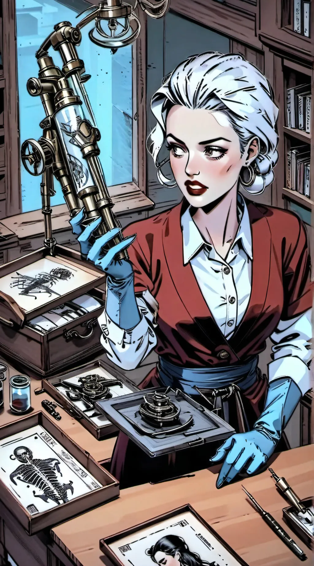 ai character: Mrs rose background