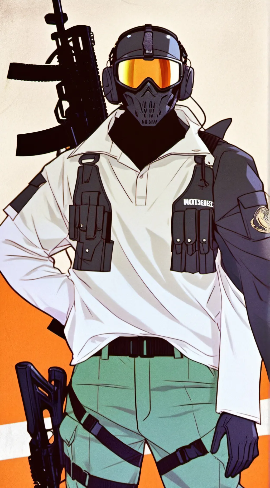 ai character: Anti - Furry background