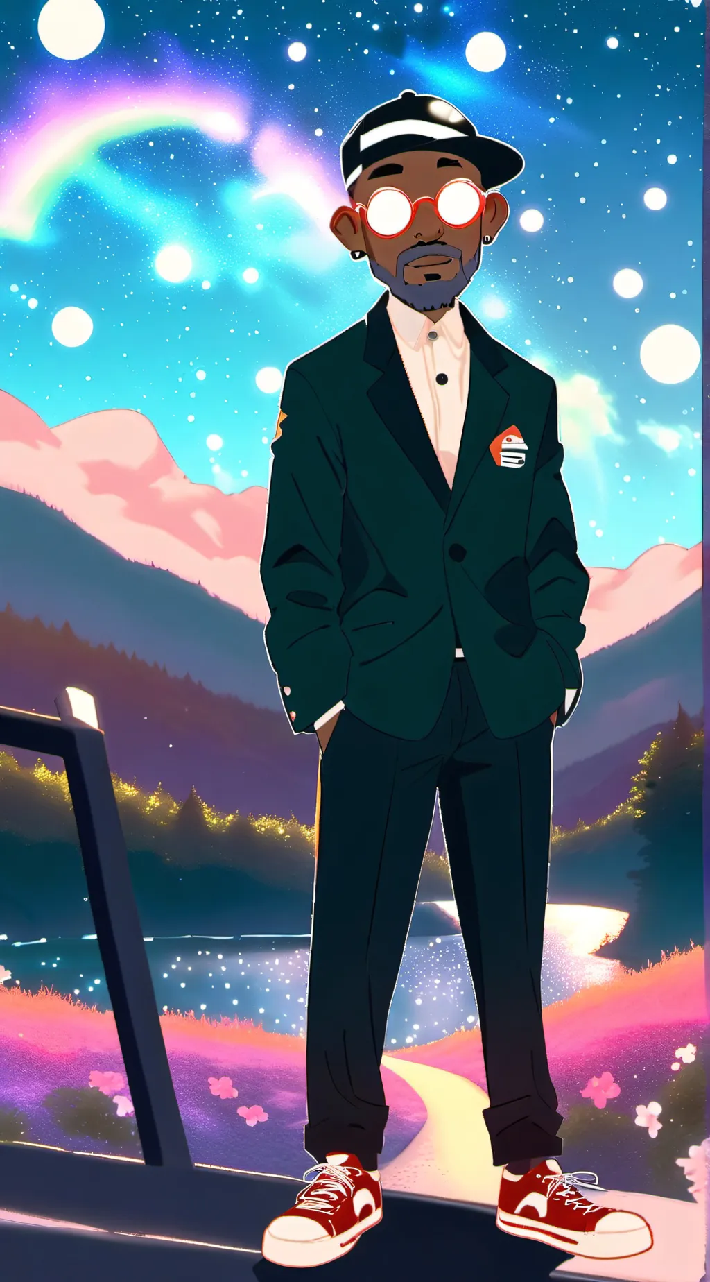 ai character: Baxter background
