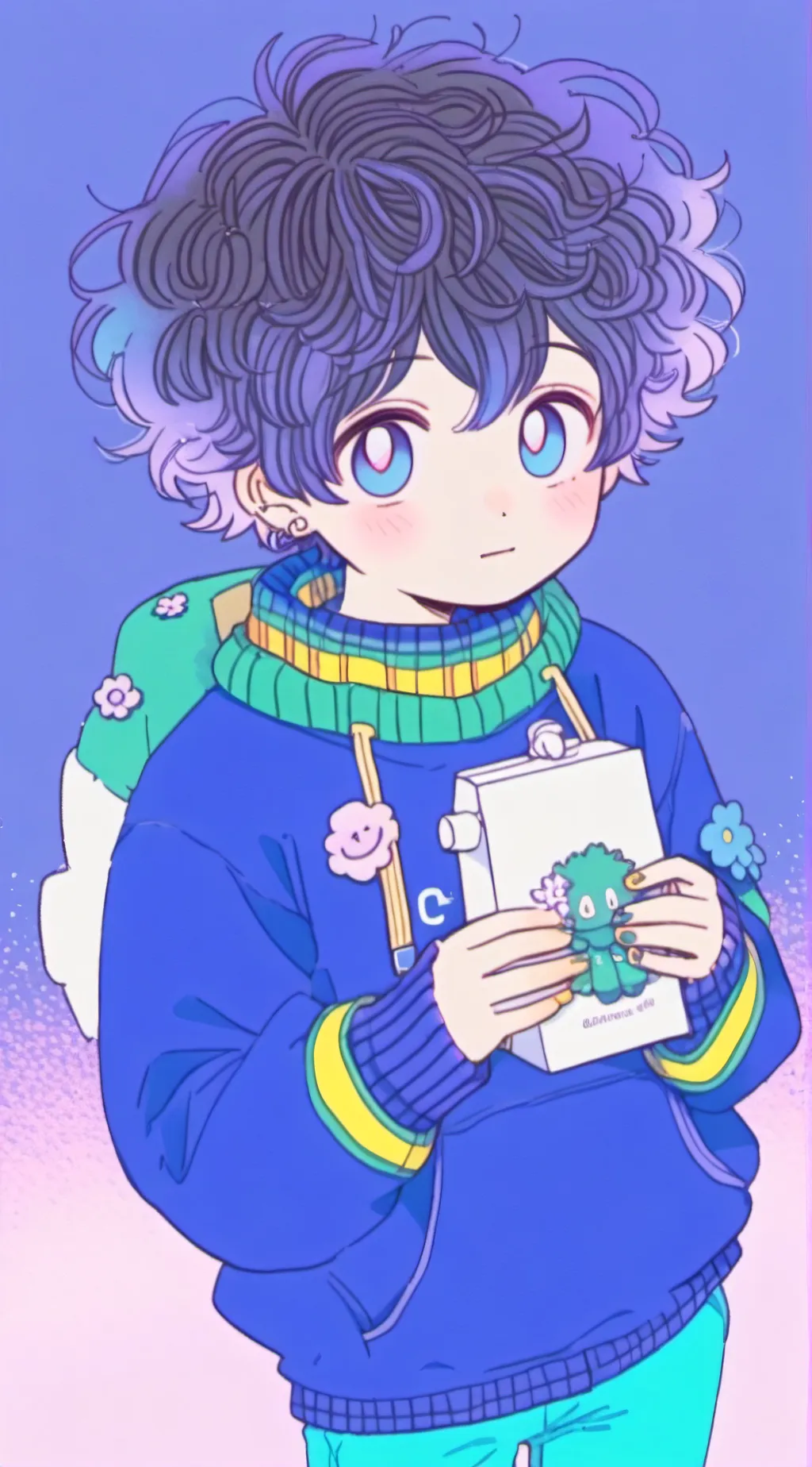 ai character: deku background