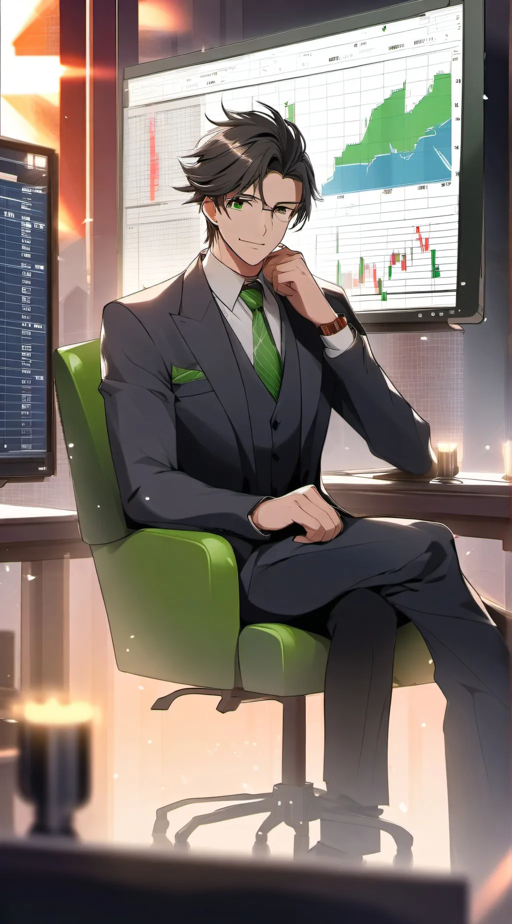 ai character: Evan background