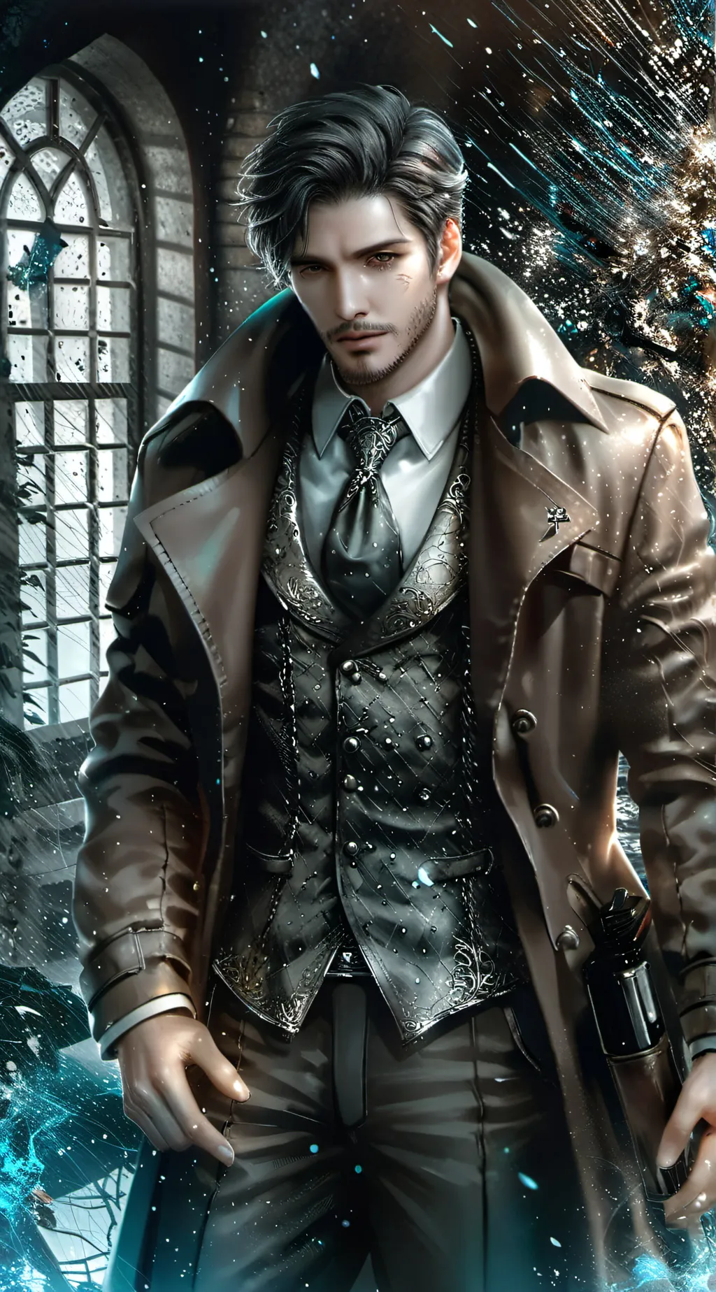 ai character: Nolan background