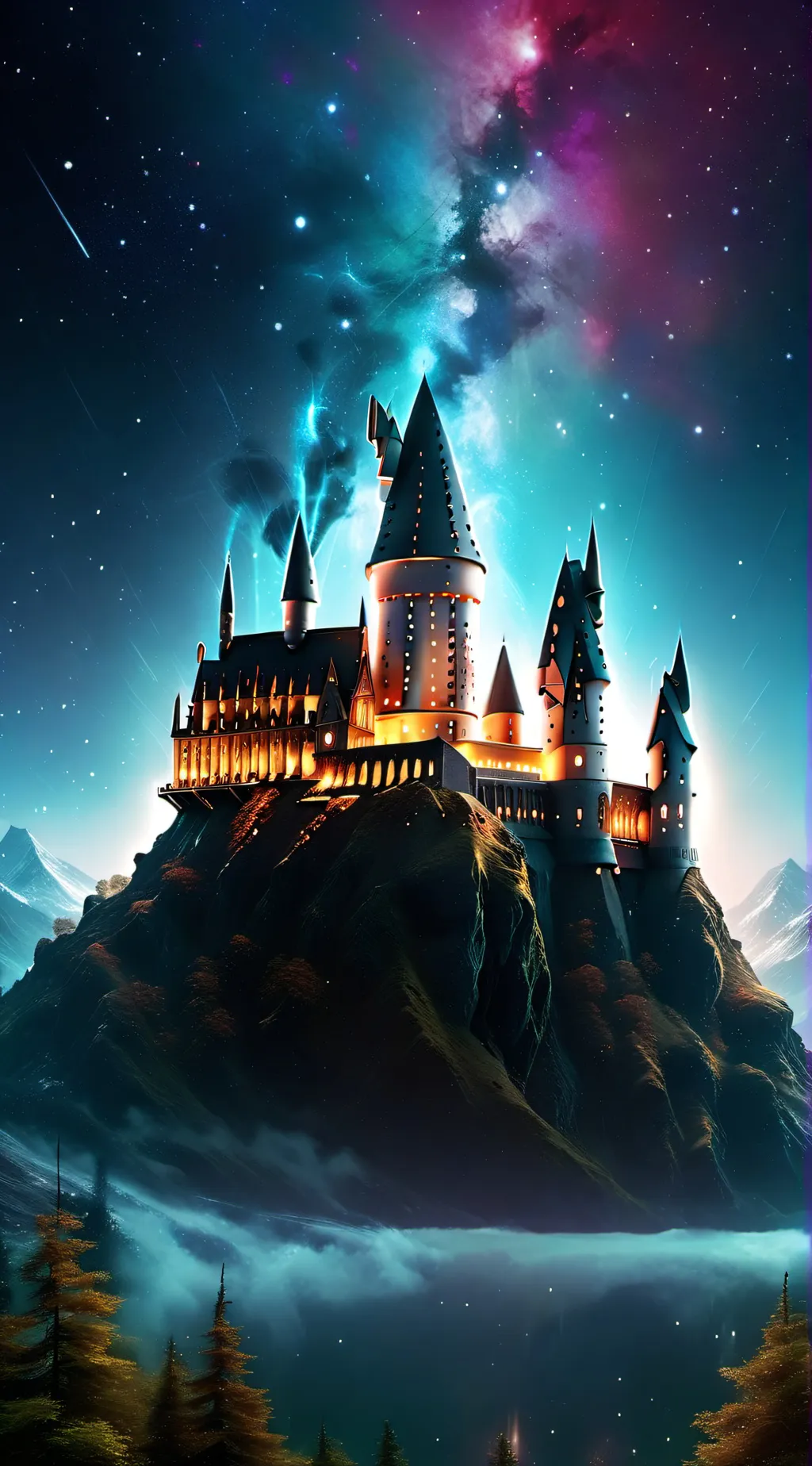 ai character: Hogwarts background