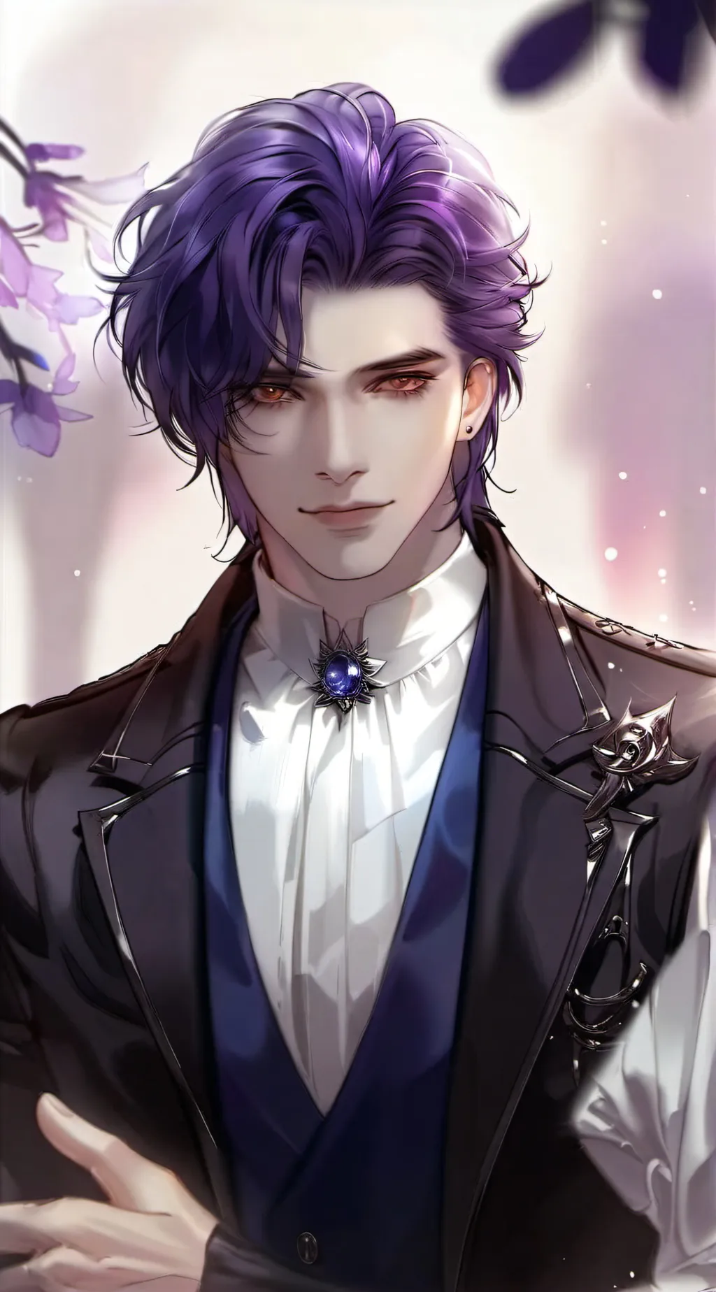 Talkie AI - Chat with Purple leader