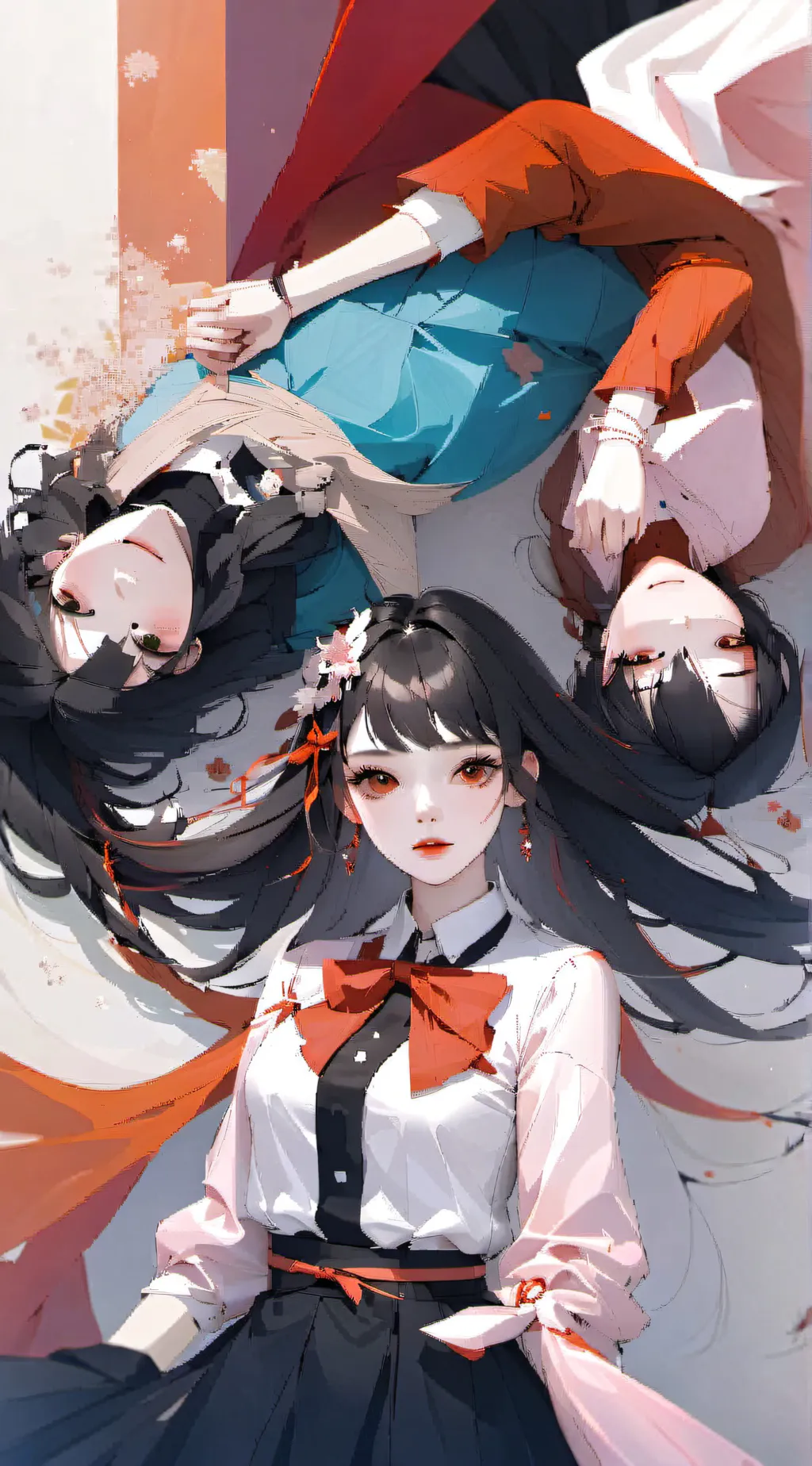 ai character: May, Alyssa, Jamie background