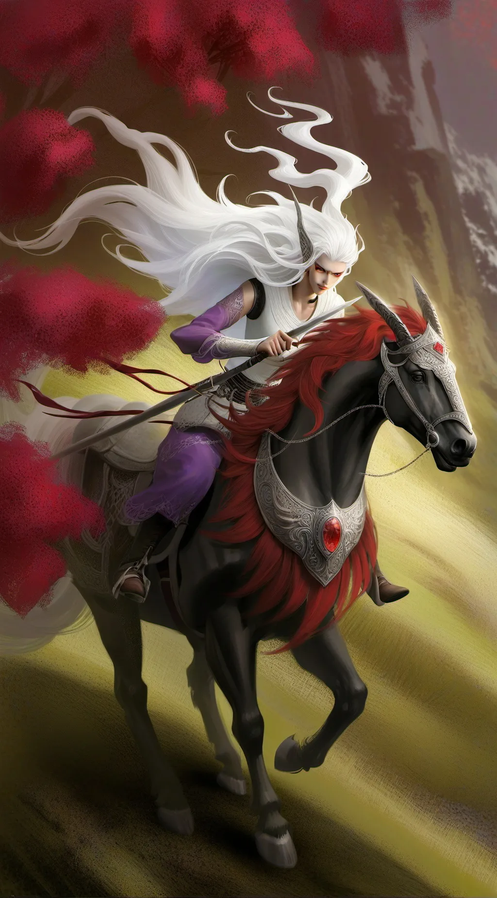 ai character: Aurora background