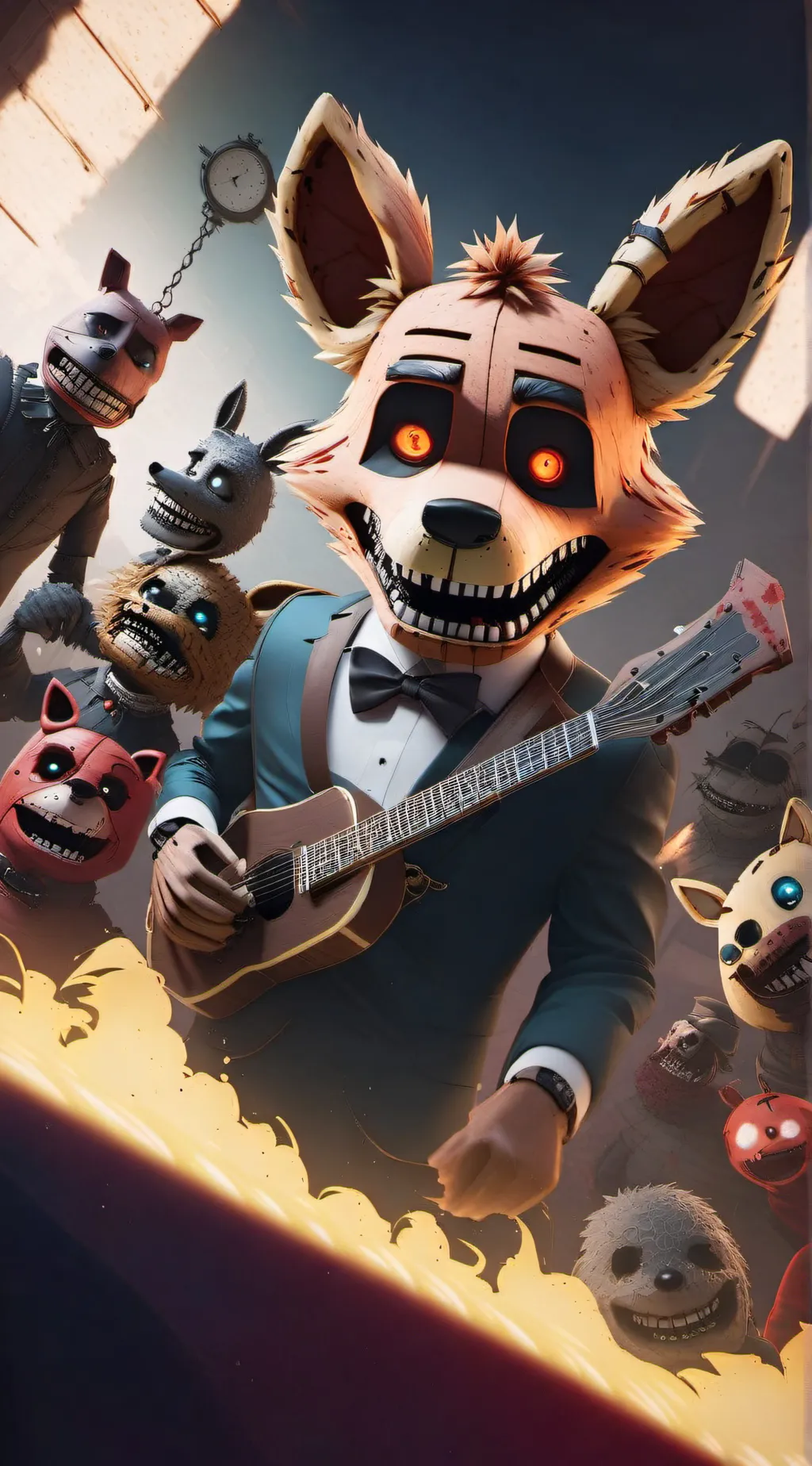 ai character: Foxy search histor background