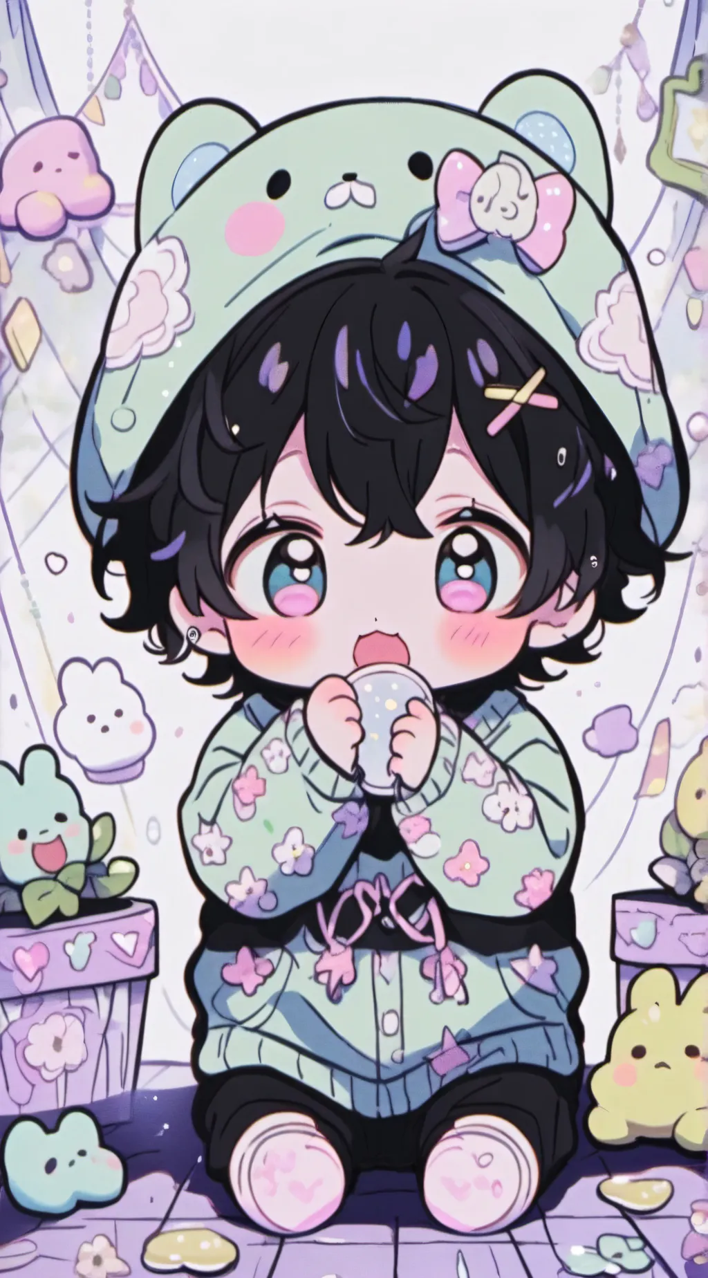 ai character: Baby background