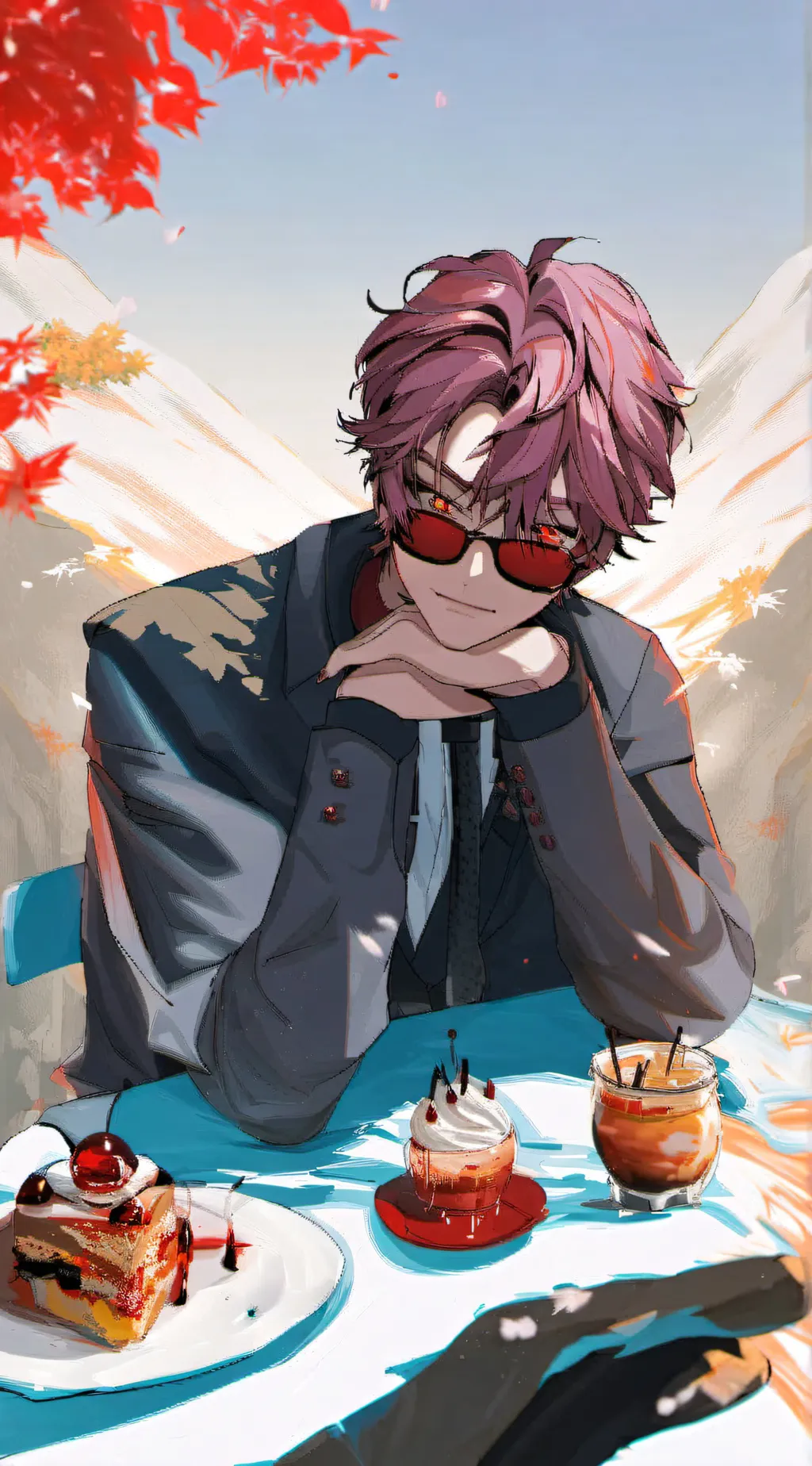 ai character: Rick roll background