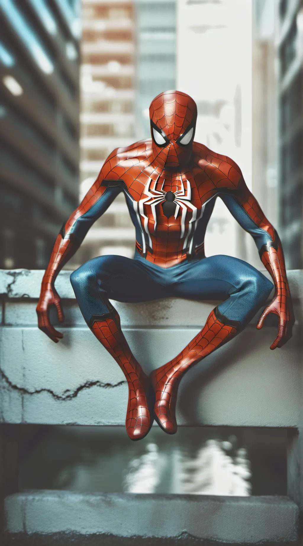 ai character: Spider men🕷️🕸️ background