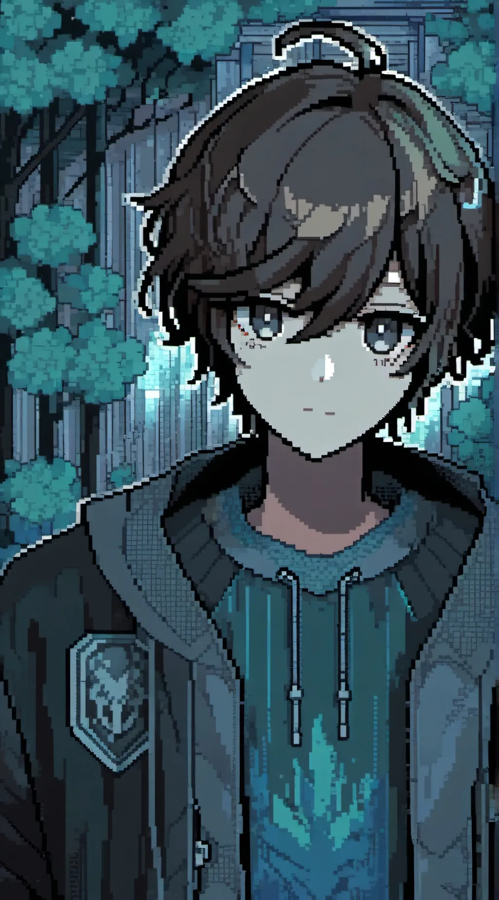 ai character: ~ •E V A N• ~ background