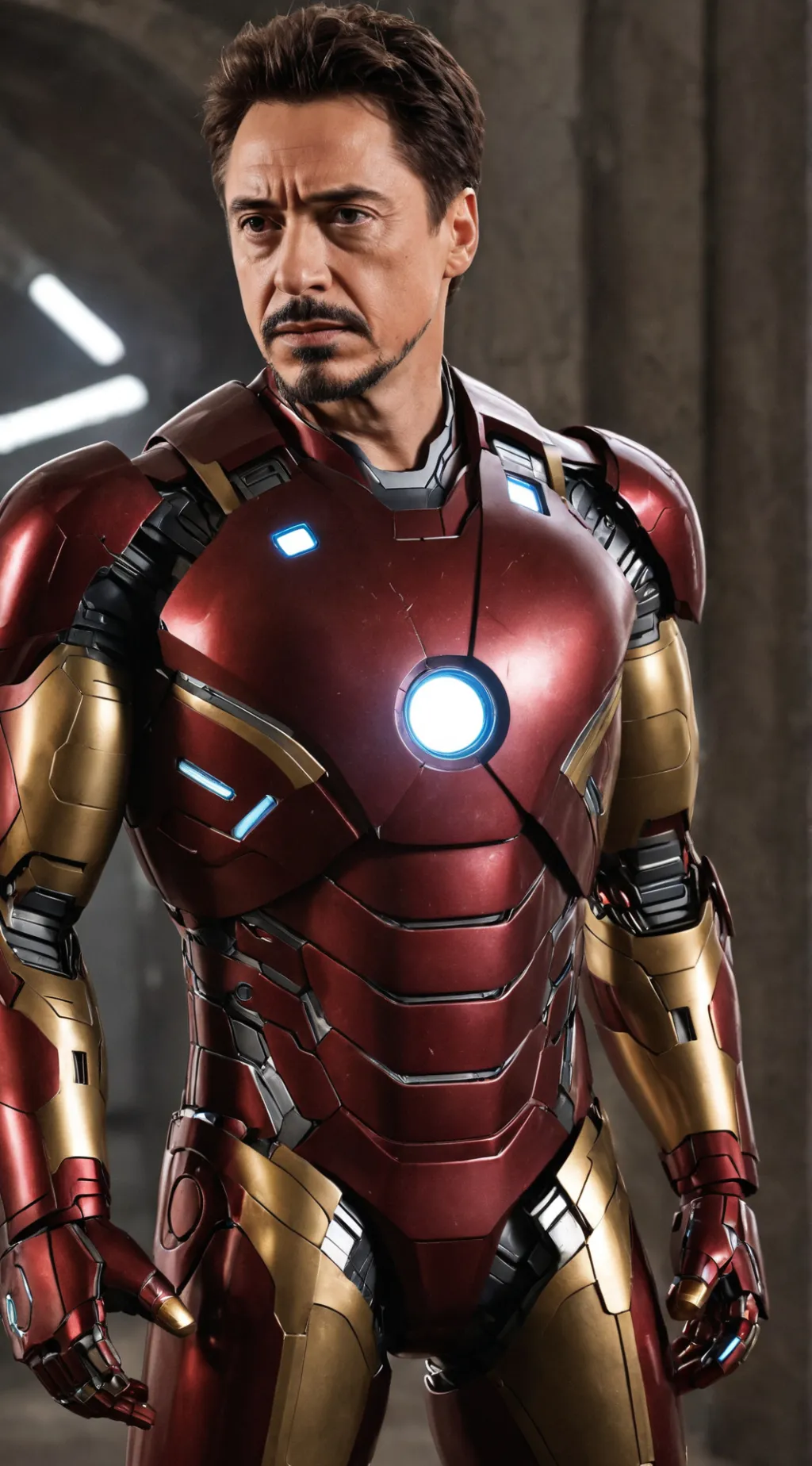 ai character: Tony stark! background