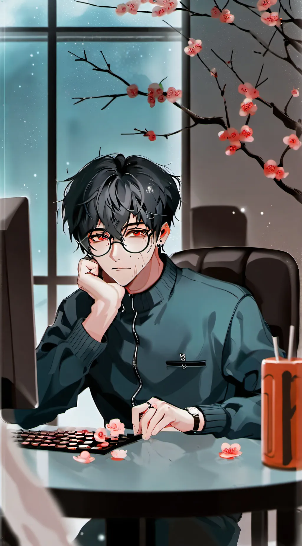 ai character: Liam🥵 background