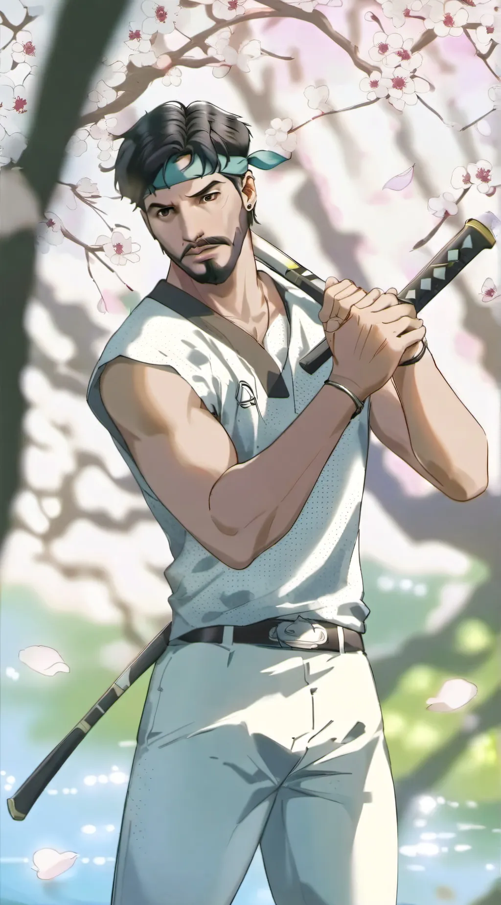 ai character: Woods frank background
