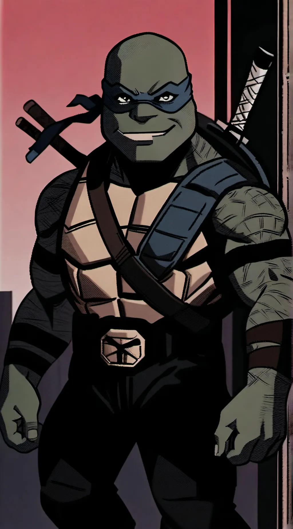ai character: Leonardo (comic) background