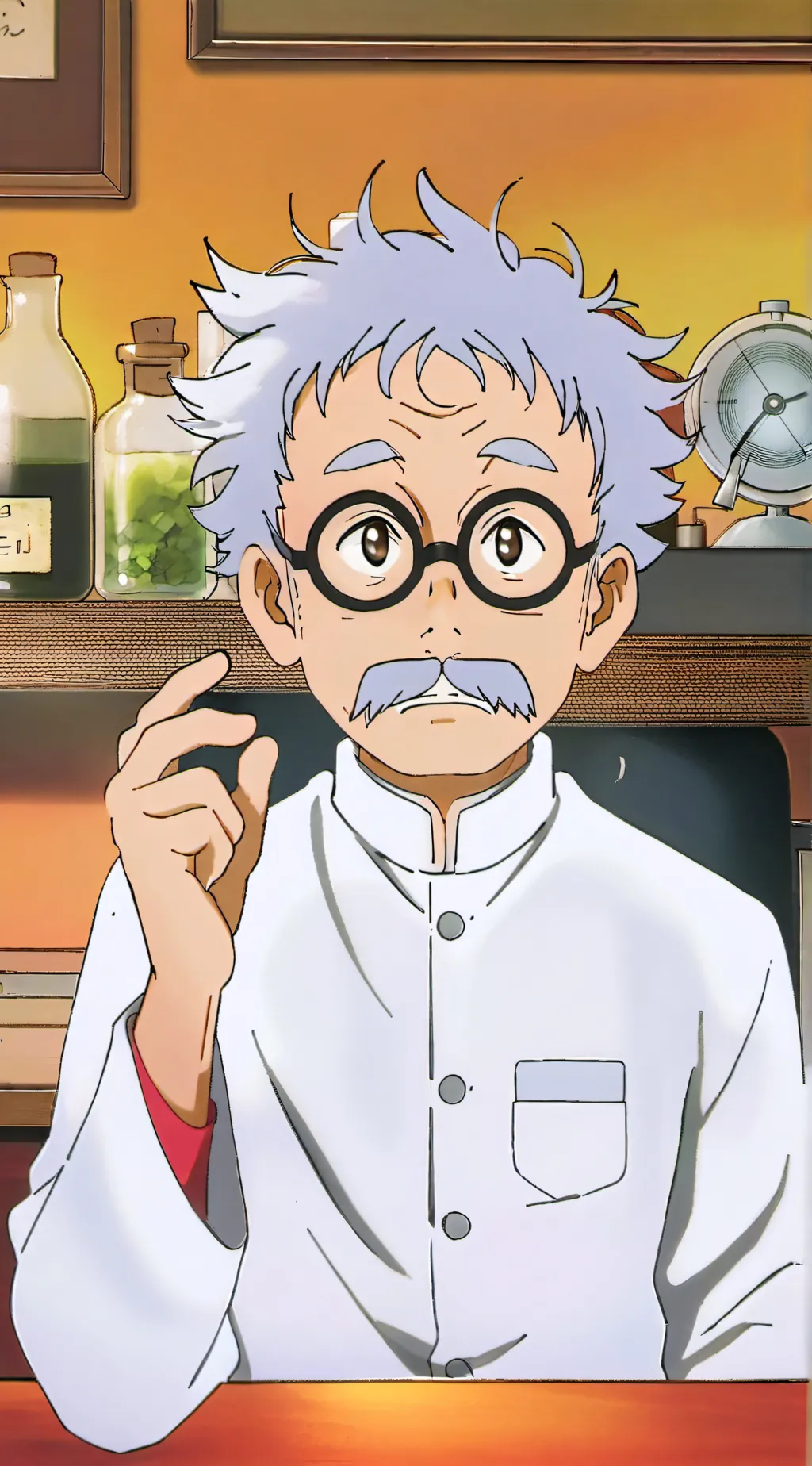 ai character: Scientist background