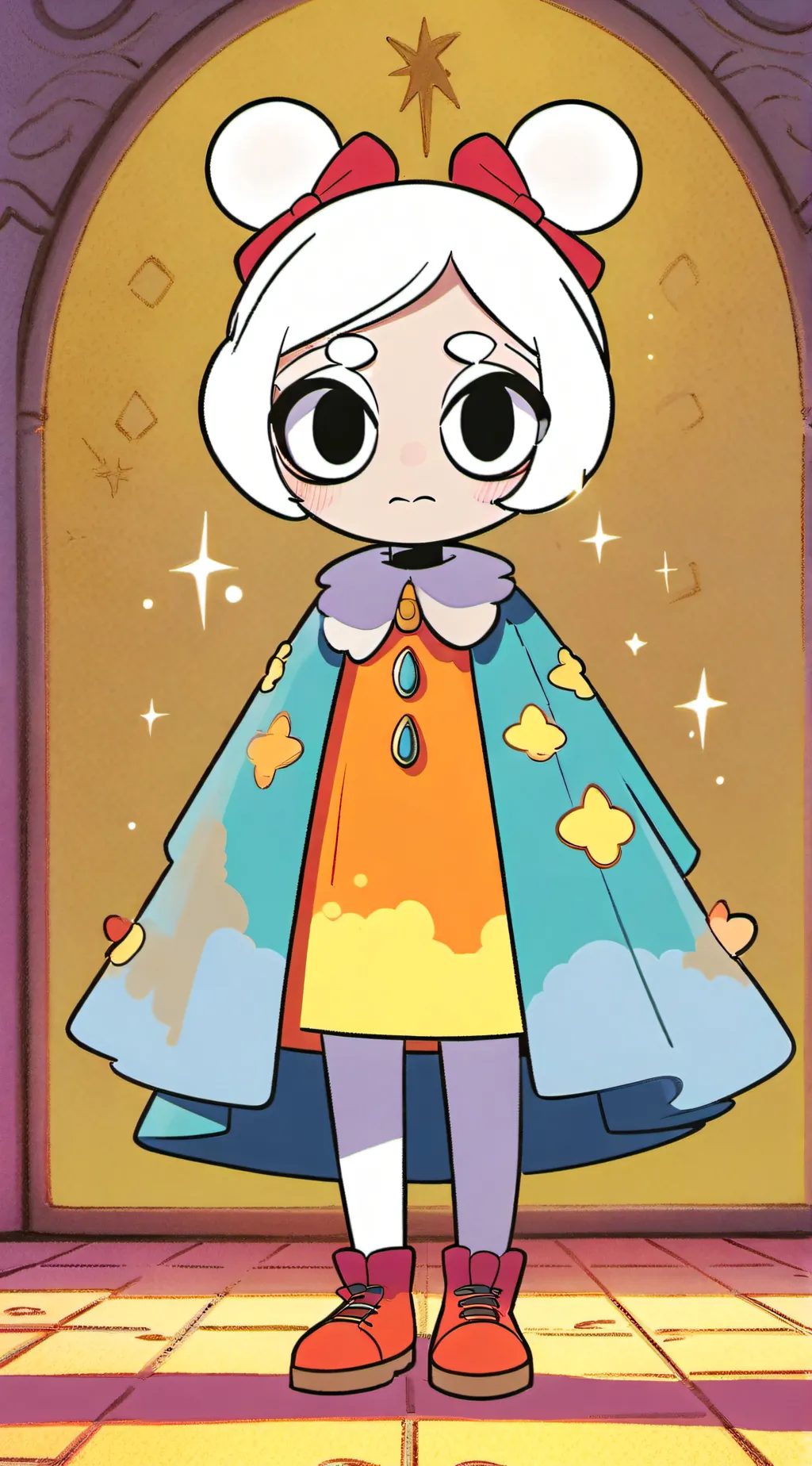 ai character: Glisten background