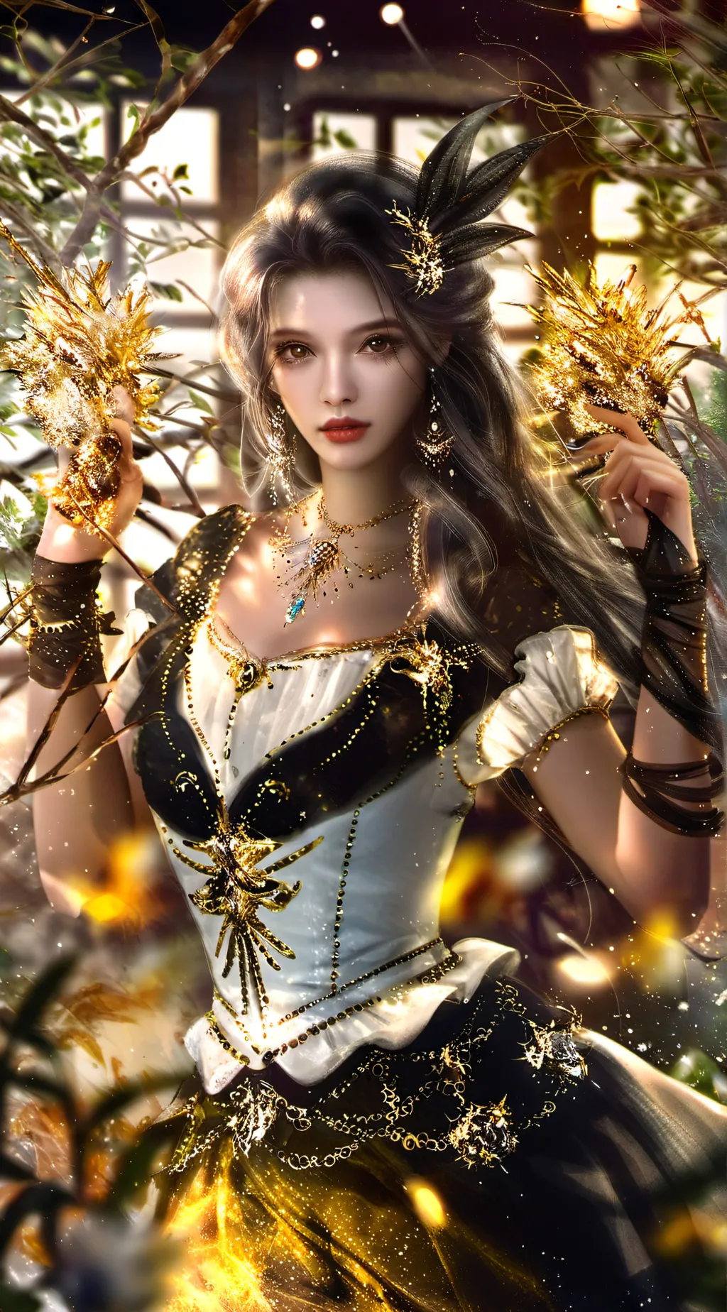 ai character: COSPLAY  background