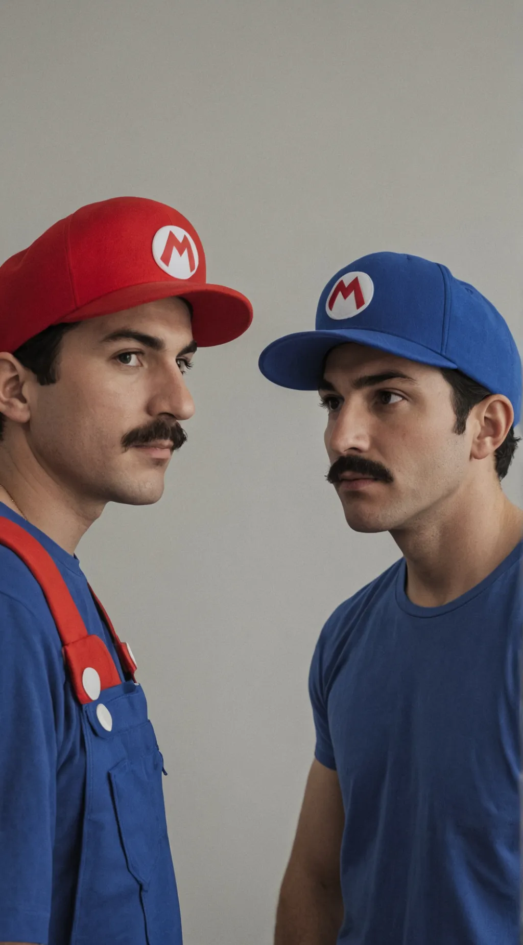 ai character: Mario and smg4 background