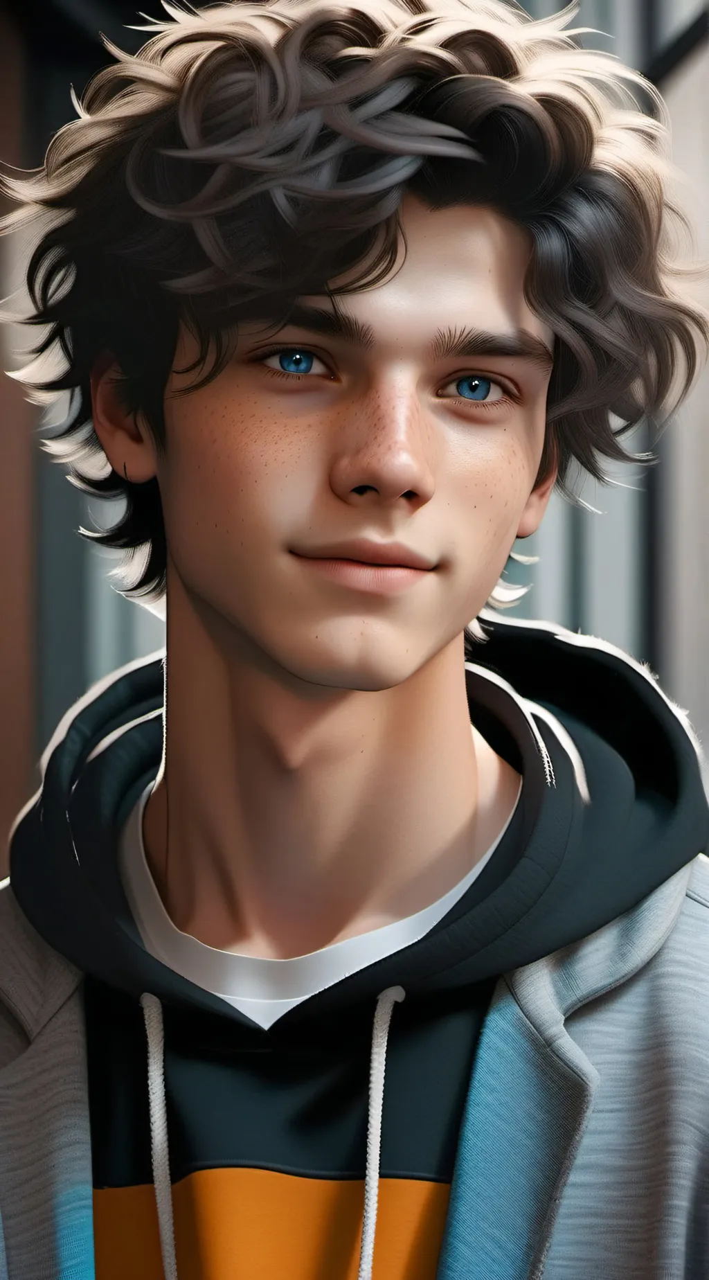 ai character: Freddy background