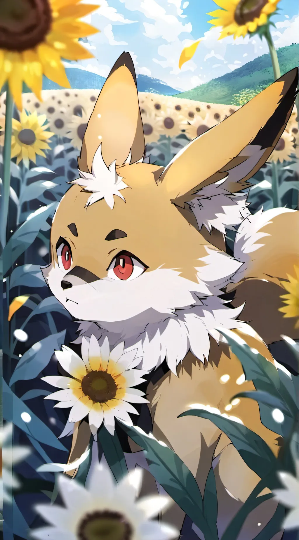 ai character: Dagger the jolteon background