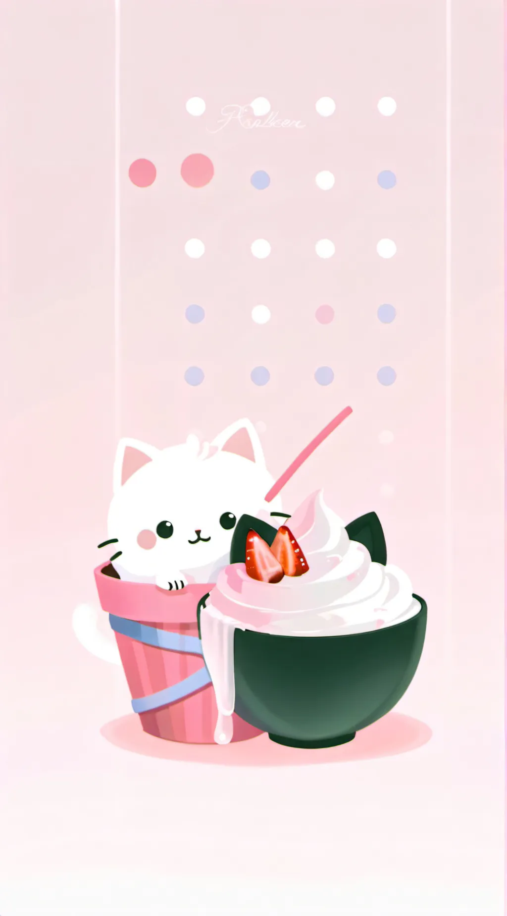 ai character: Kittyyyyyy 💅🏼💅🏼 background