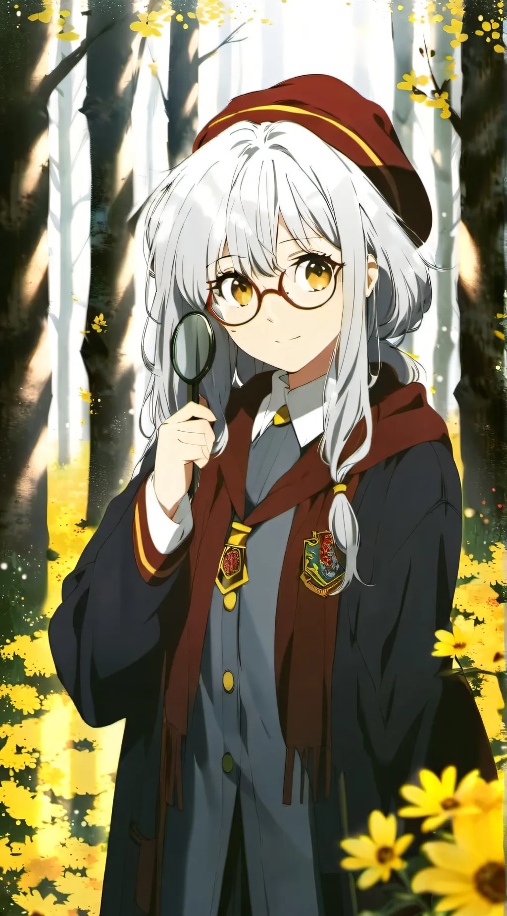 ai character: Hogwarts  background
